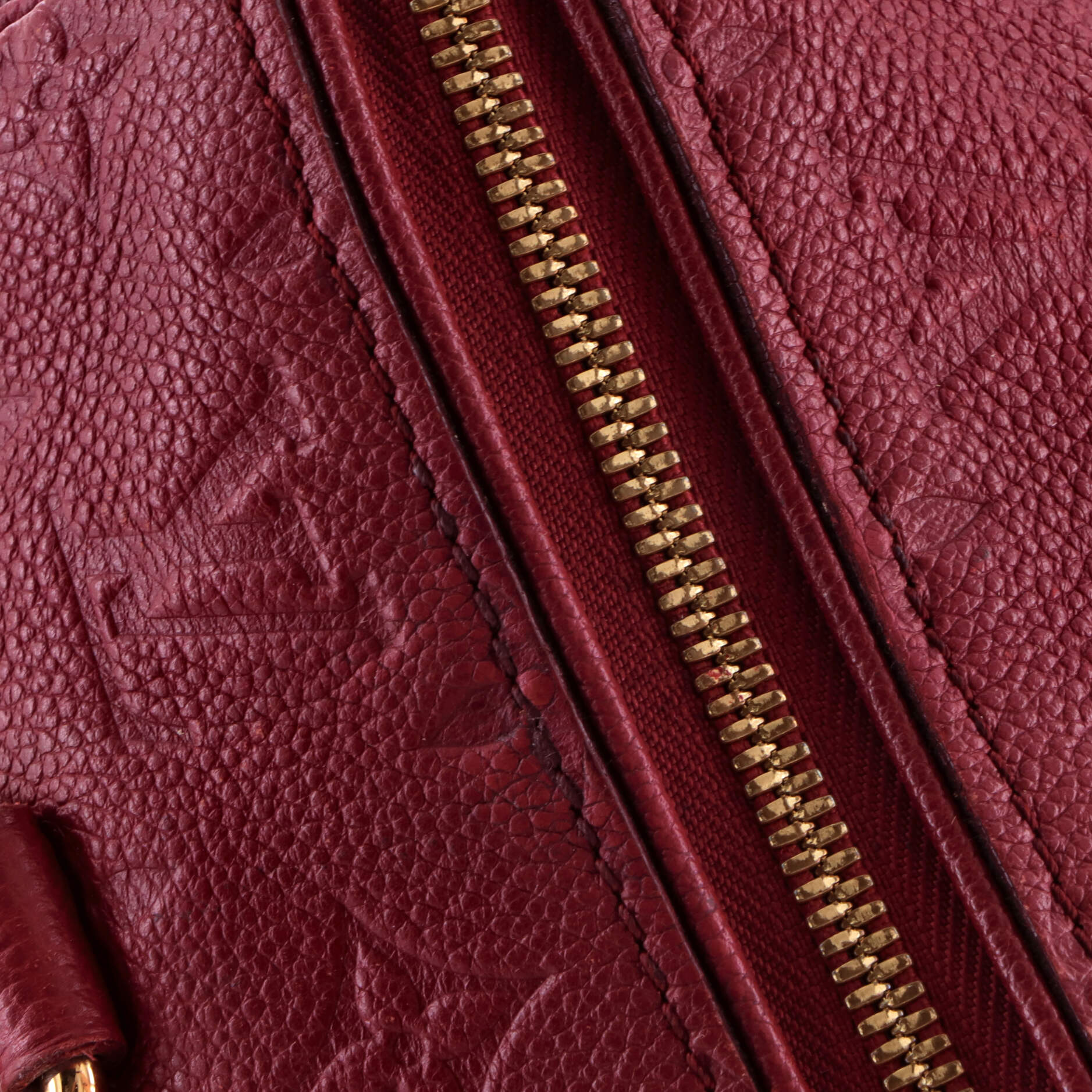Speedy Bandouliere Bag Monogram Empreinte Leather 25 - Image 7