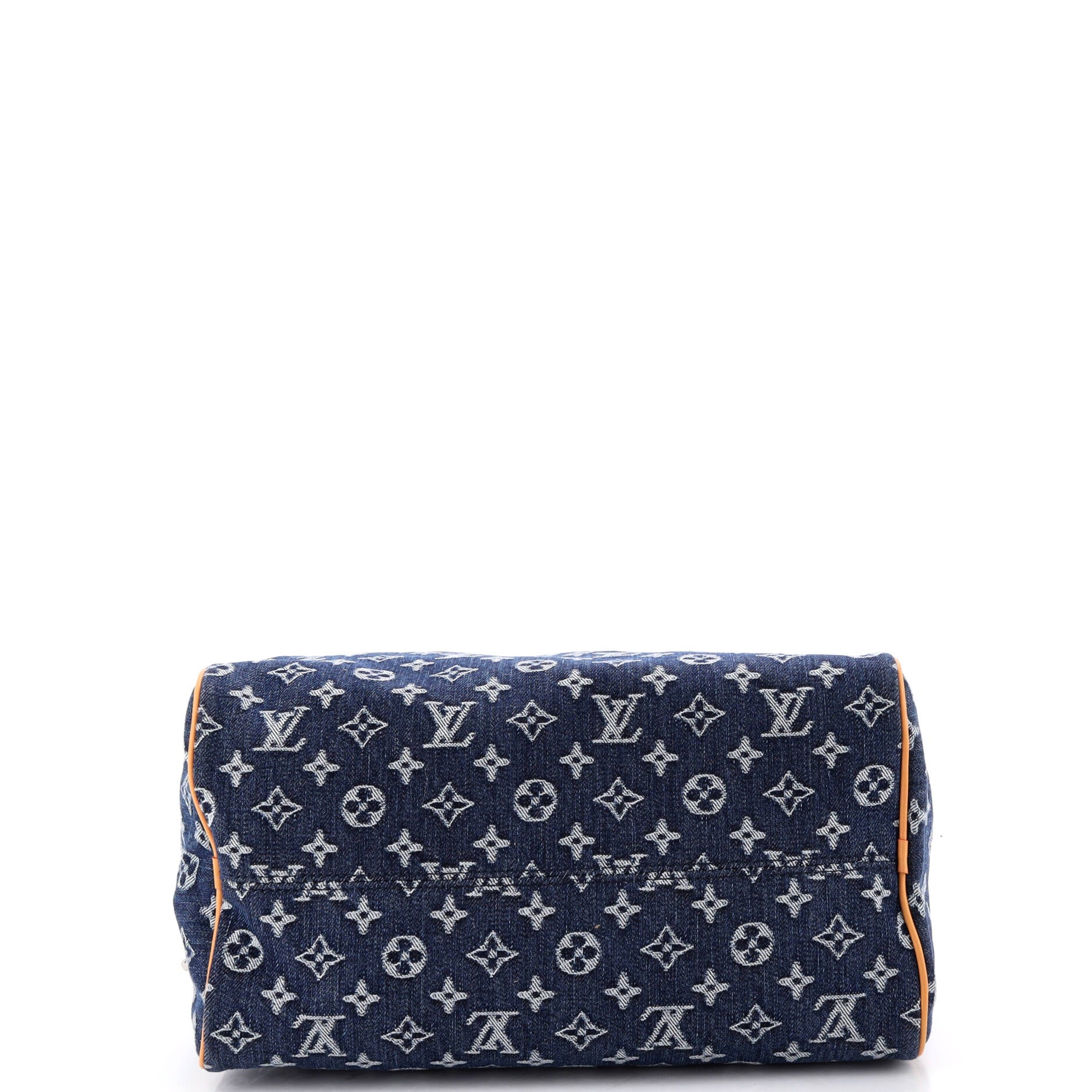 Speedy Bandouliere Bag Monogram Flower Denim 30 - Image 4
