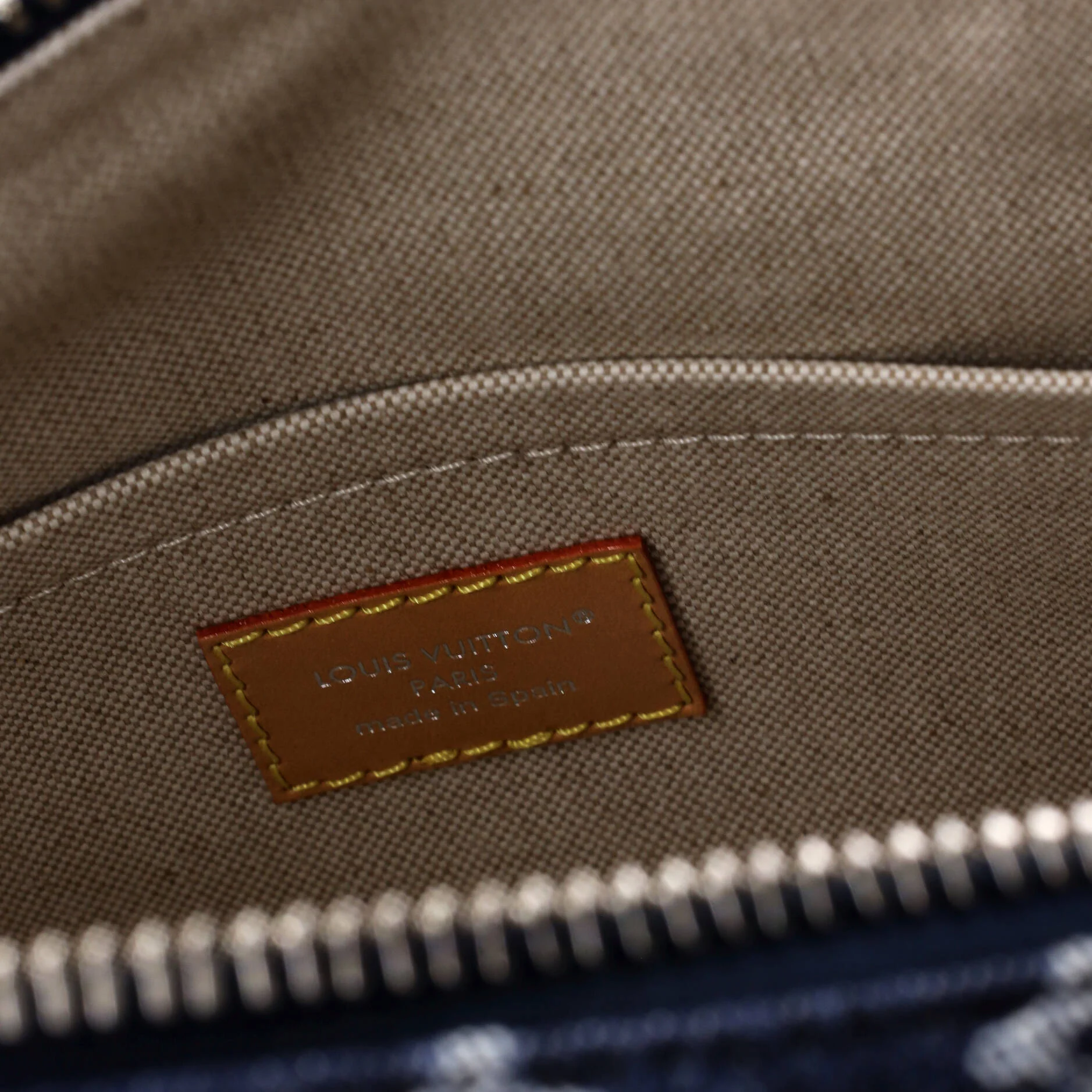 Speedy Bandouliere Bag Monogram Flower Denim 30 - Image 6