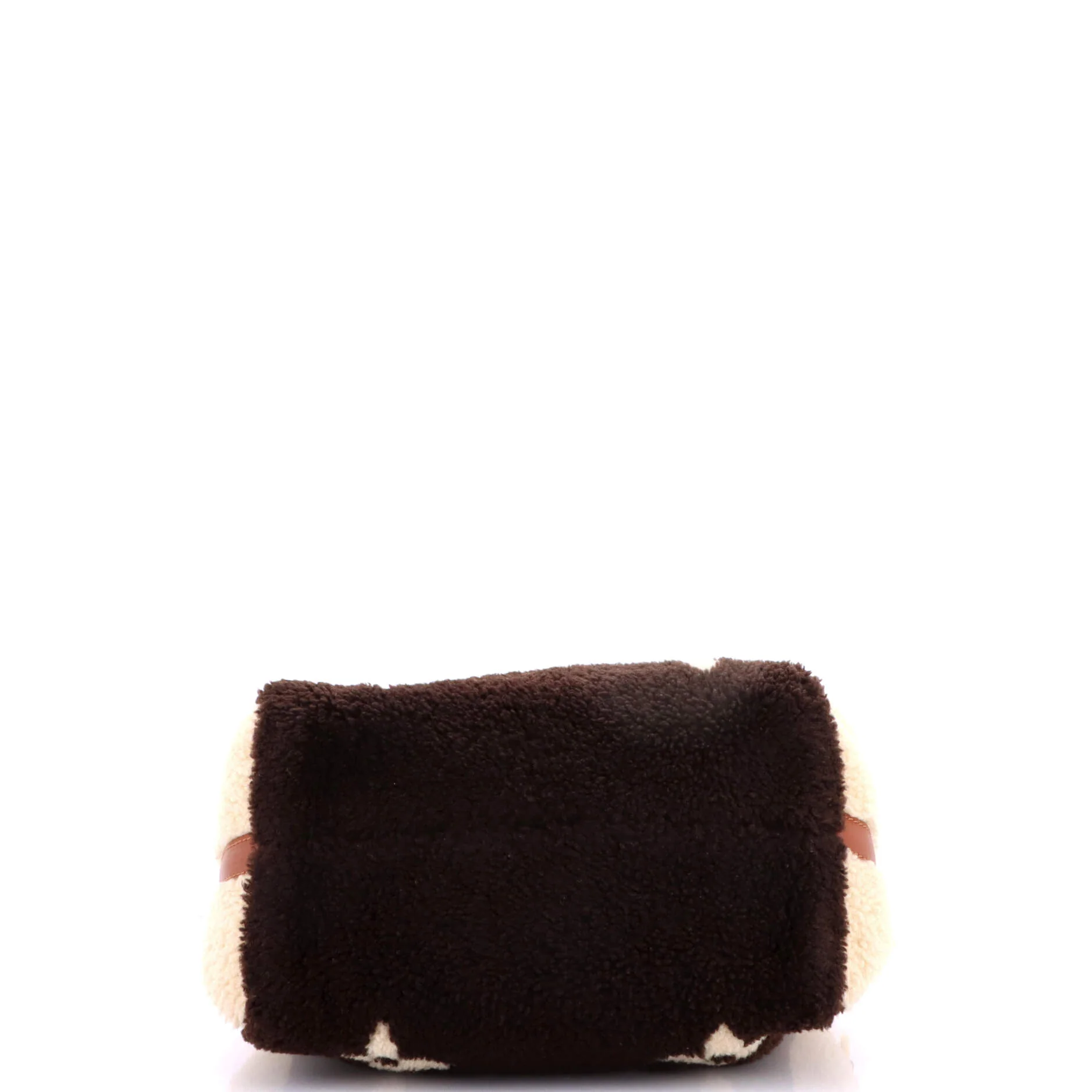 Speedy Bandouliere Bag Monogram Giant Teddy Fleece 25 - Image 4