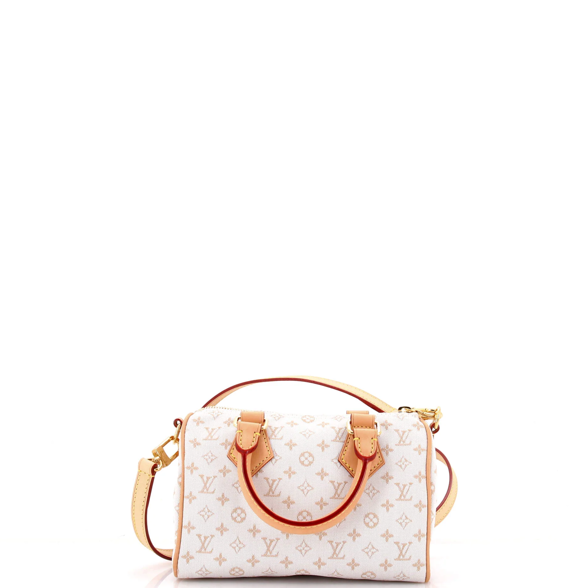 Speedy Bandouliere Bag Monogram Jacquard Polyamide 20 - Image 3