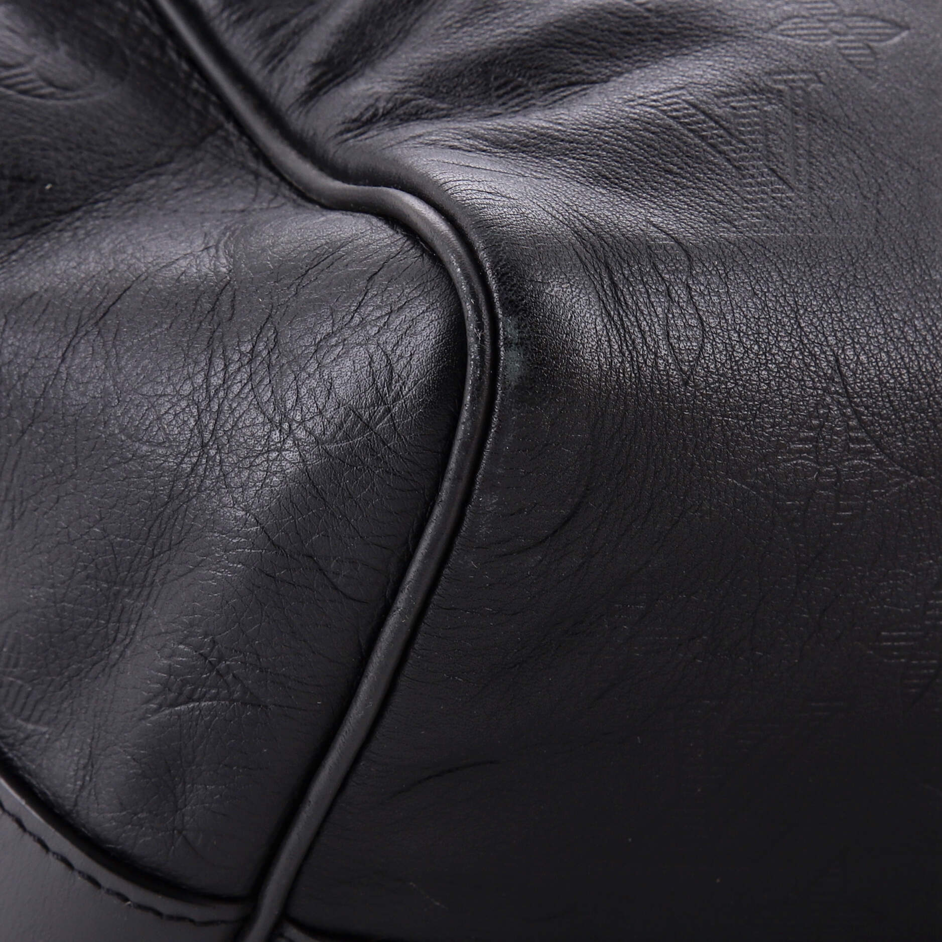 Speedy Bandouliere Bag Monogram Shadow Leather 40 - Image 6
