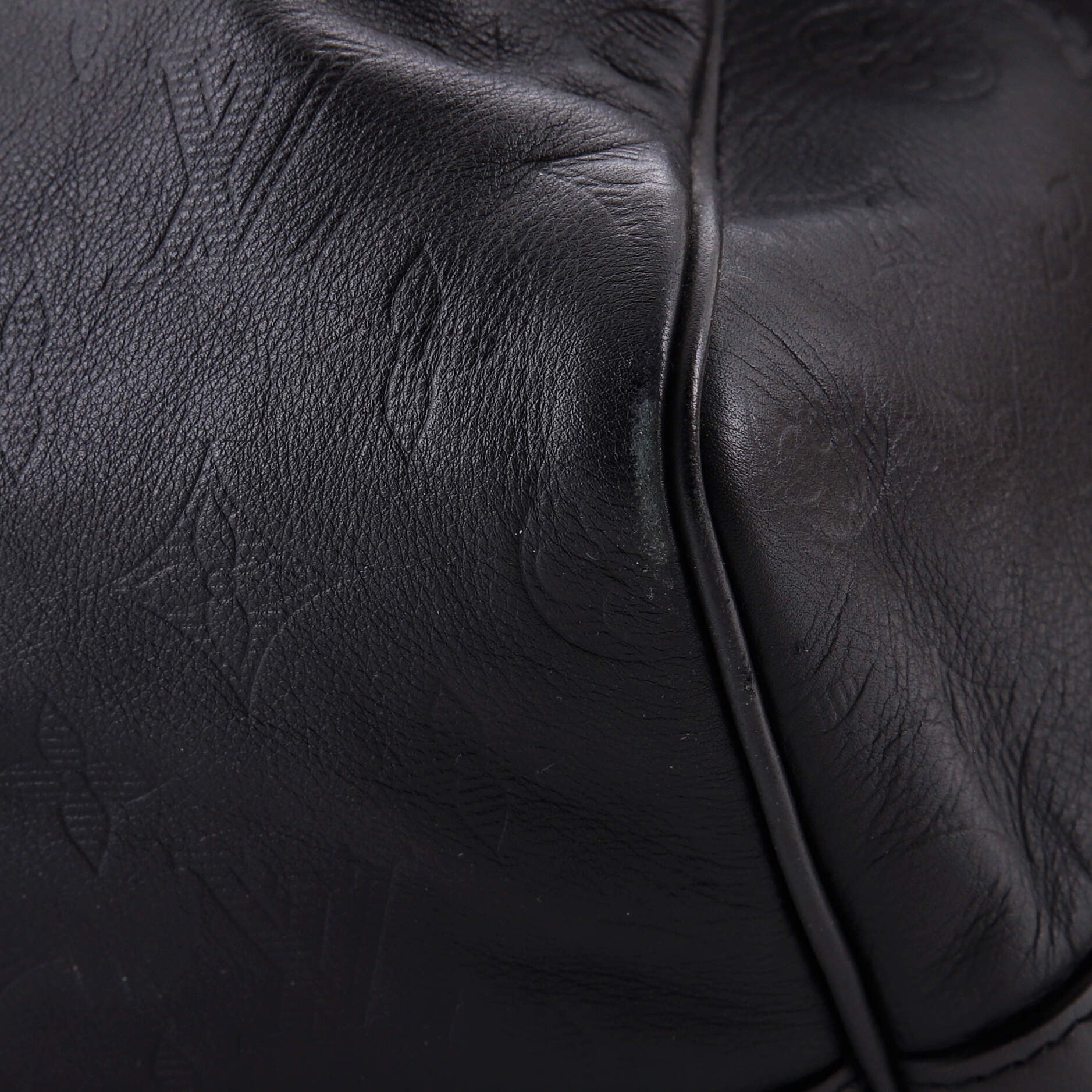 Speedy Bandouliere Bag Monogram Shadow Leather 40 - Image 7