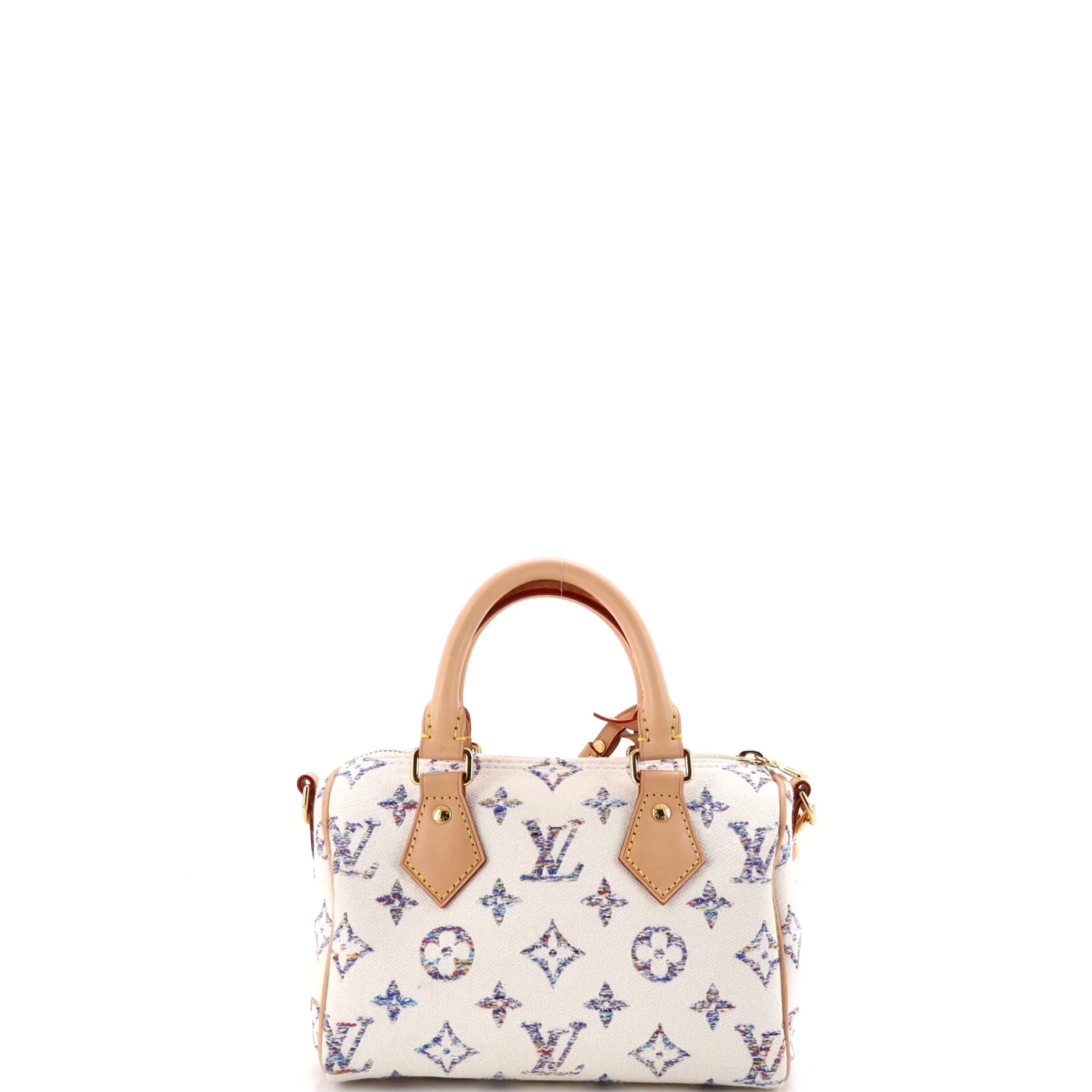 Speedy Bandouliere Bag Multicolor Monogram Jacquard 20 - Image 3