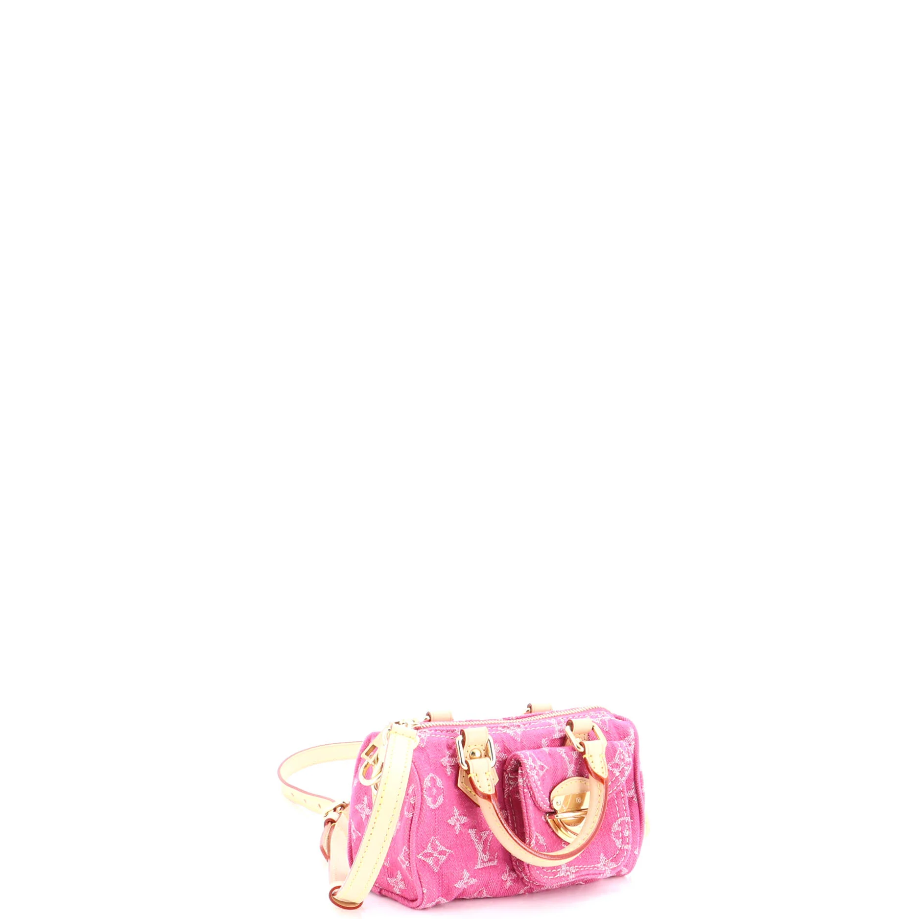 Speedy Bandouliere NM Bag Monogram Denim Nano - Image 2