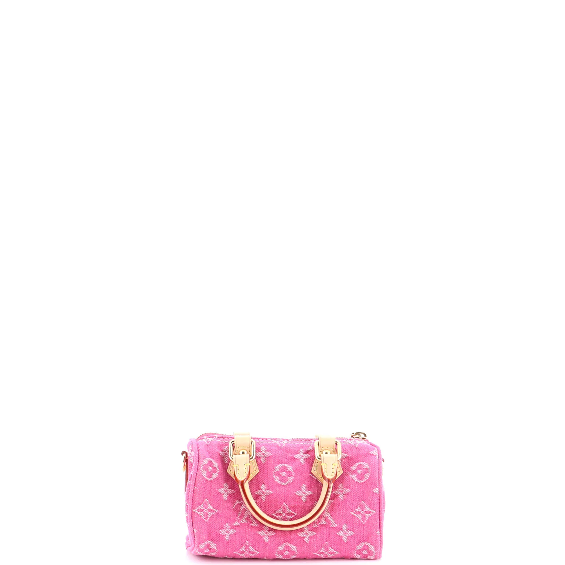 Speedy Bandouliere NM Bag Monogram Denim Nano - Image 3