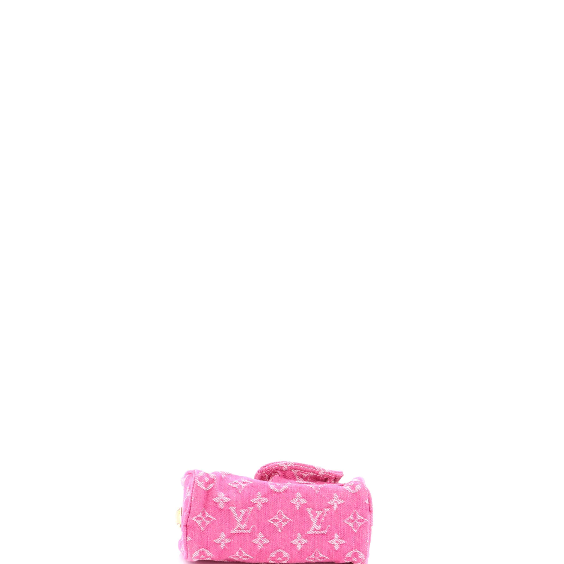 Speedy Bandouliere NM Bag Monogram Denim Nano - Image 4