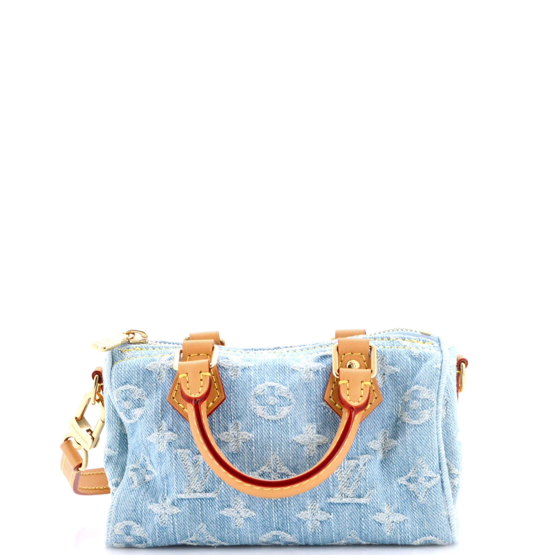 Speedy Bandouliere NM Bag Monogram Denim Sky Nano