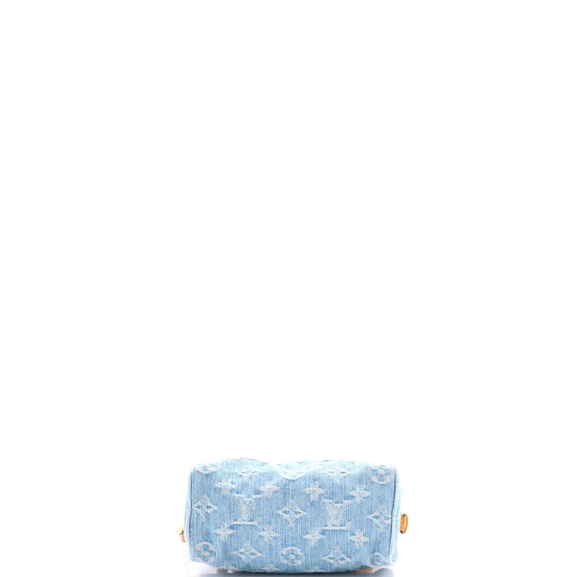 Speedy Bandouliere NM Bag Monogram Denim Sky Nano - Image 4