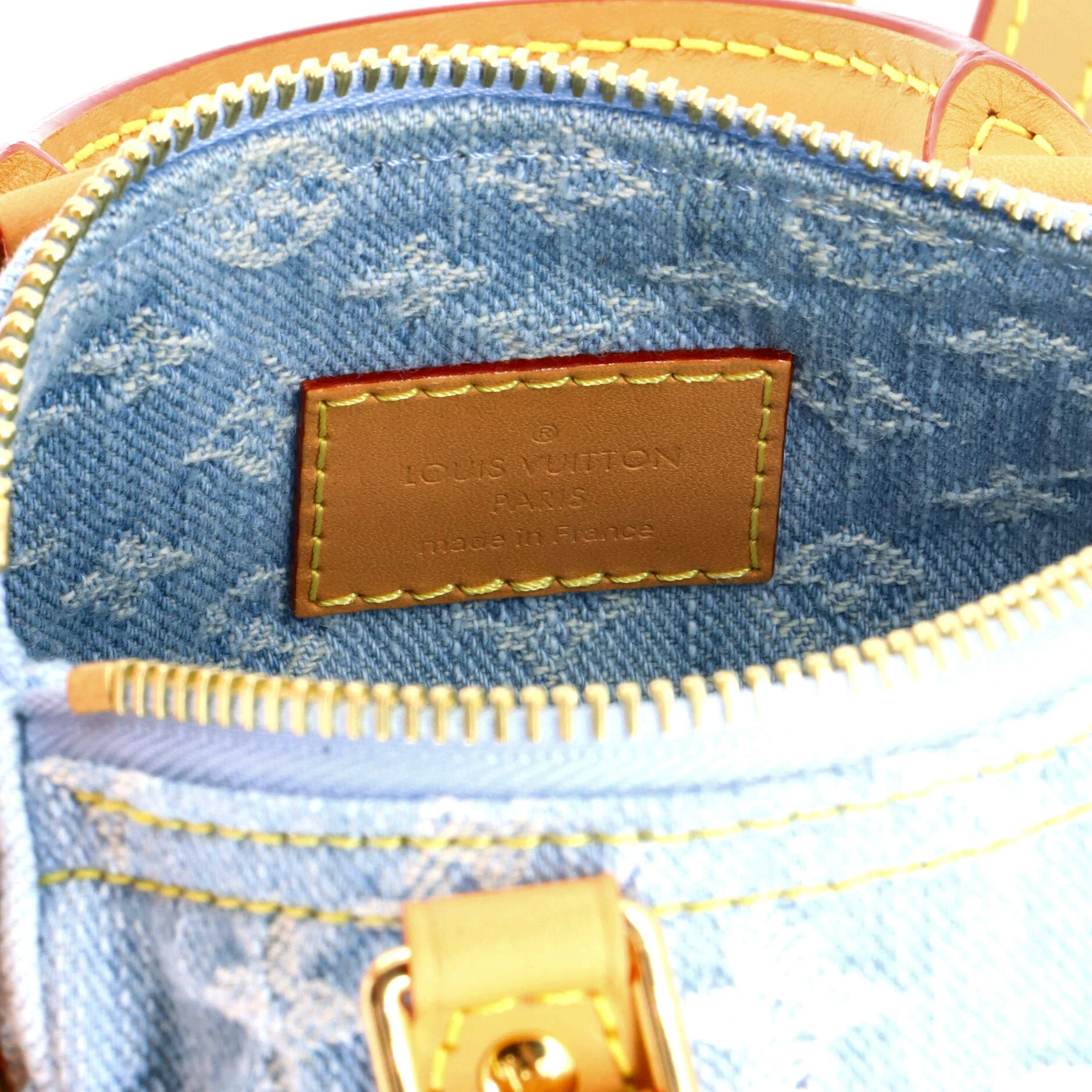 Speedy Bandouliere NM Bag Monogram Denim Sky Nano - Image 8