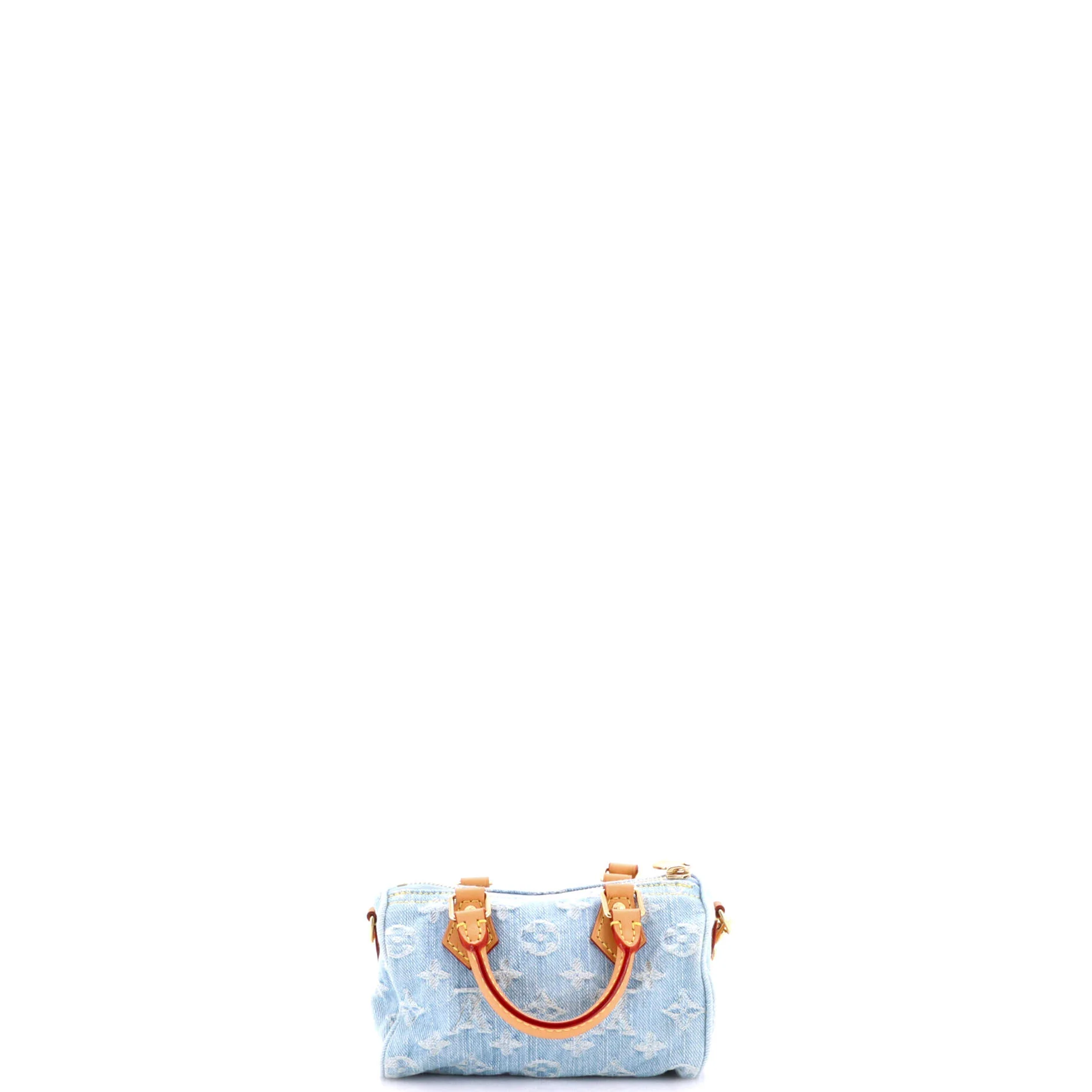 Speedy Bandouliere NM Bag Monogram Denim Sky Nano - Image 3