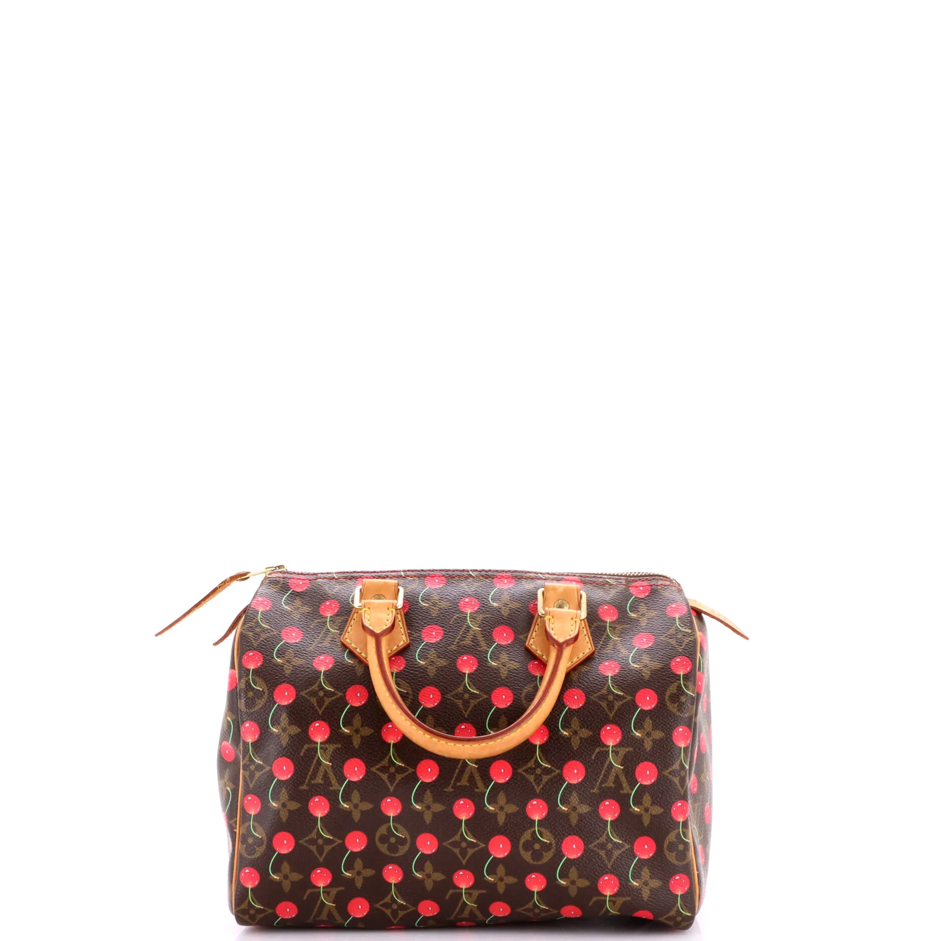 Speedy Handbag Limited Edition Monogram Cerises 25 - Image 3