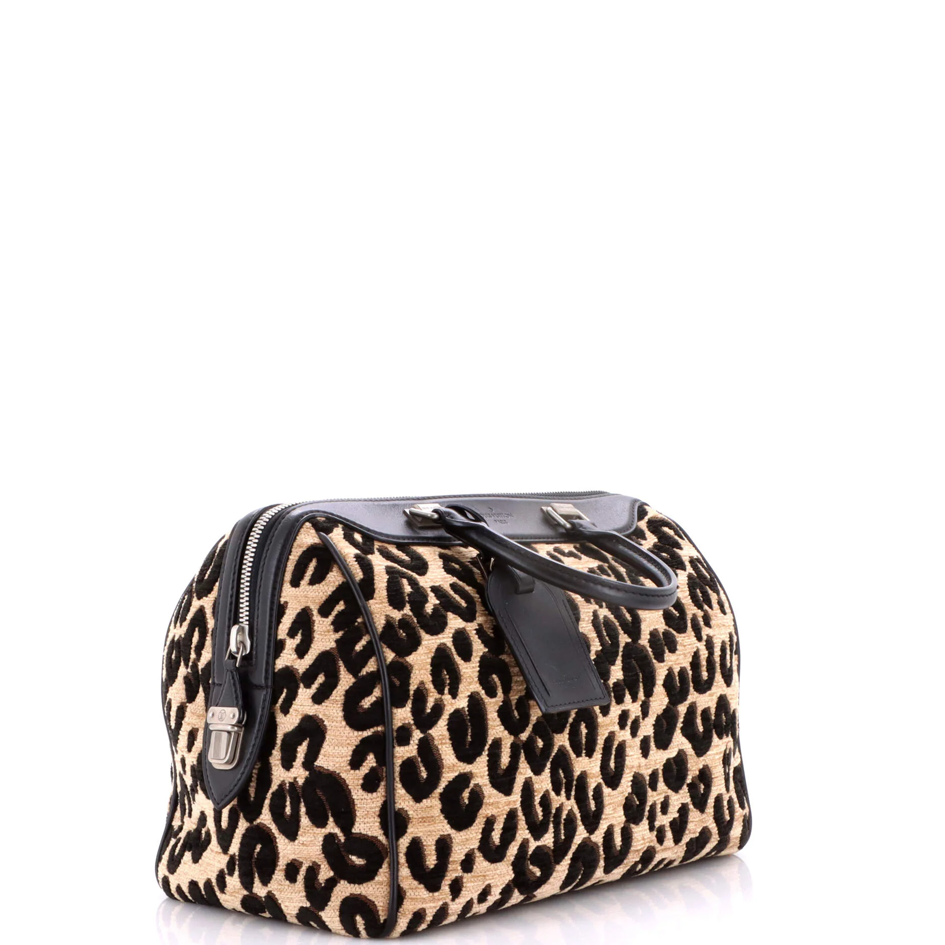 Speedy Handbag Limited Edition Stephen Sprouse Leopard Chenille - Image 2