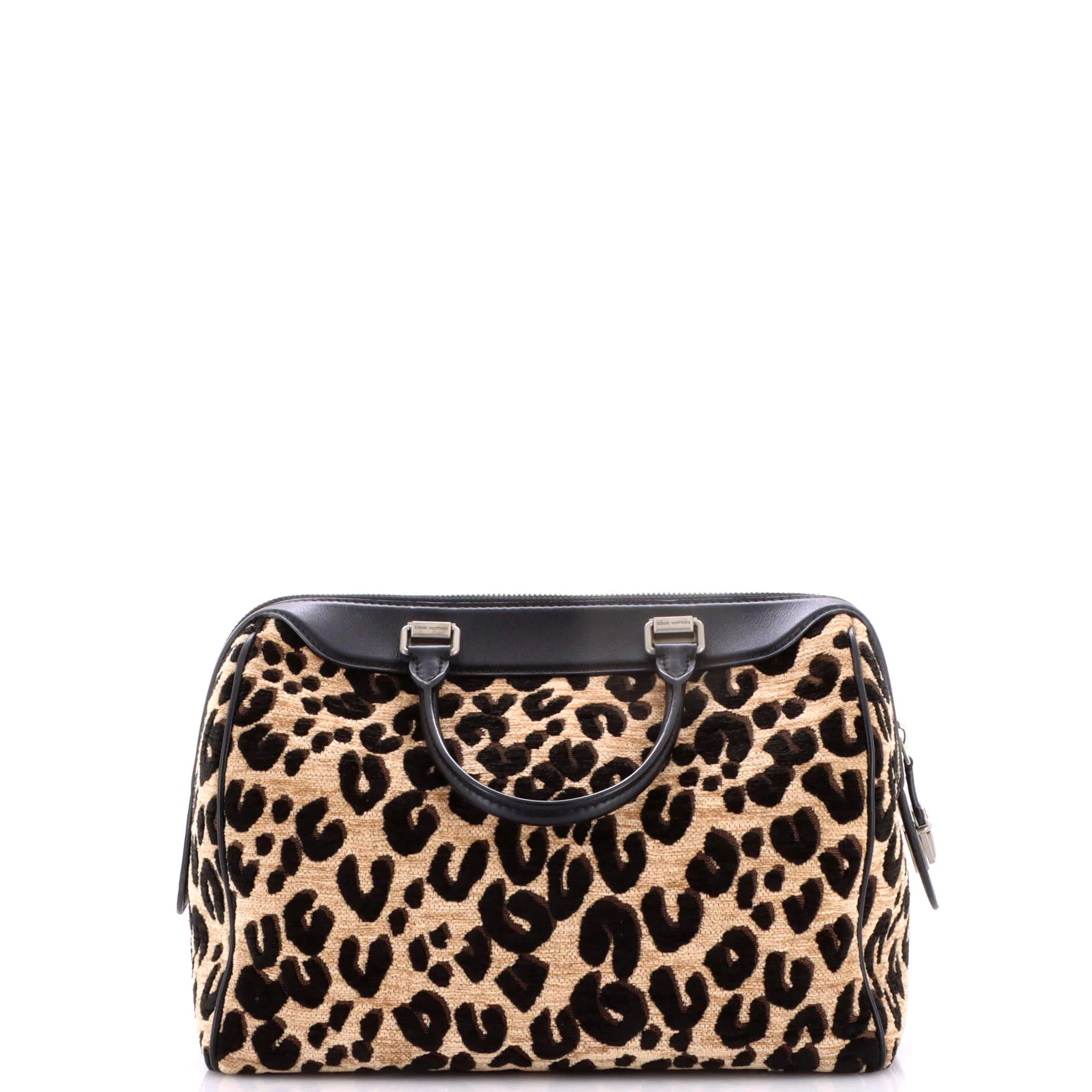 Speedy Handbag Limited Edition Stephen Sprouse Leopard Chenille - Image 3