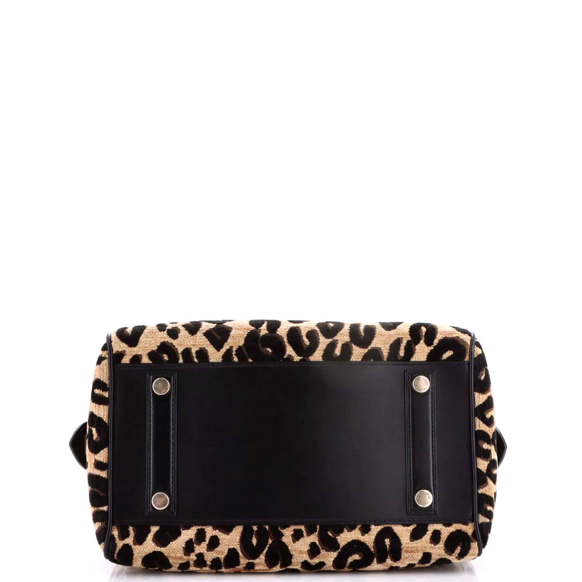 Speedy Handbag Limited Edition Stephen Sprouse Leopard Chenille - Image 4