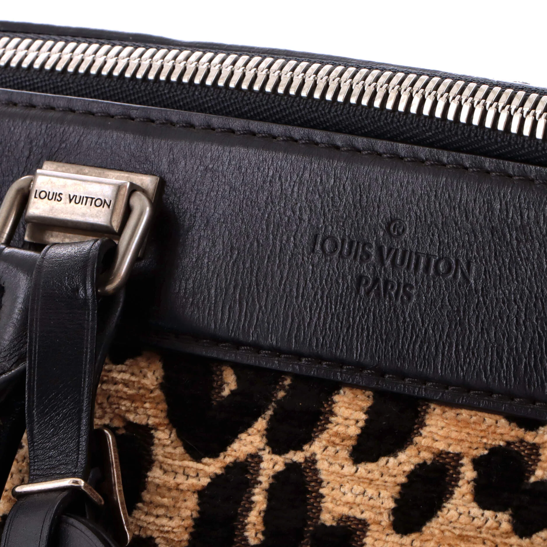 Speedy Handbag Limited Edition Stephen Sprouse Leopard Chenille - Image 6
