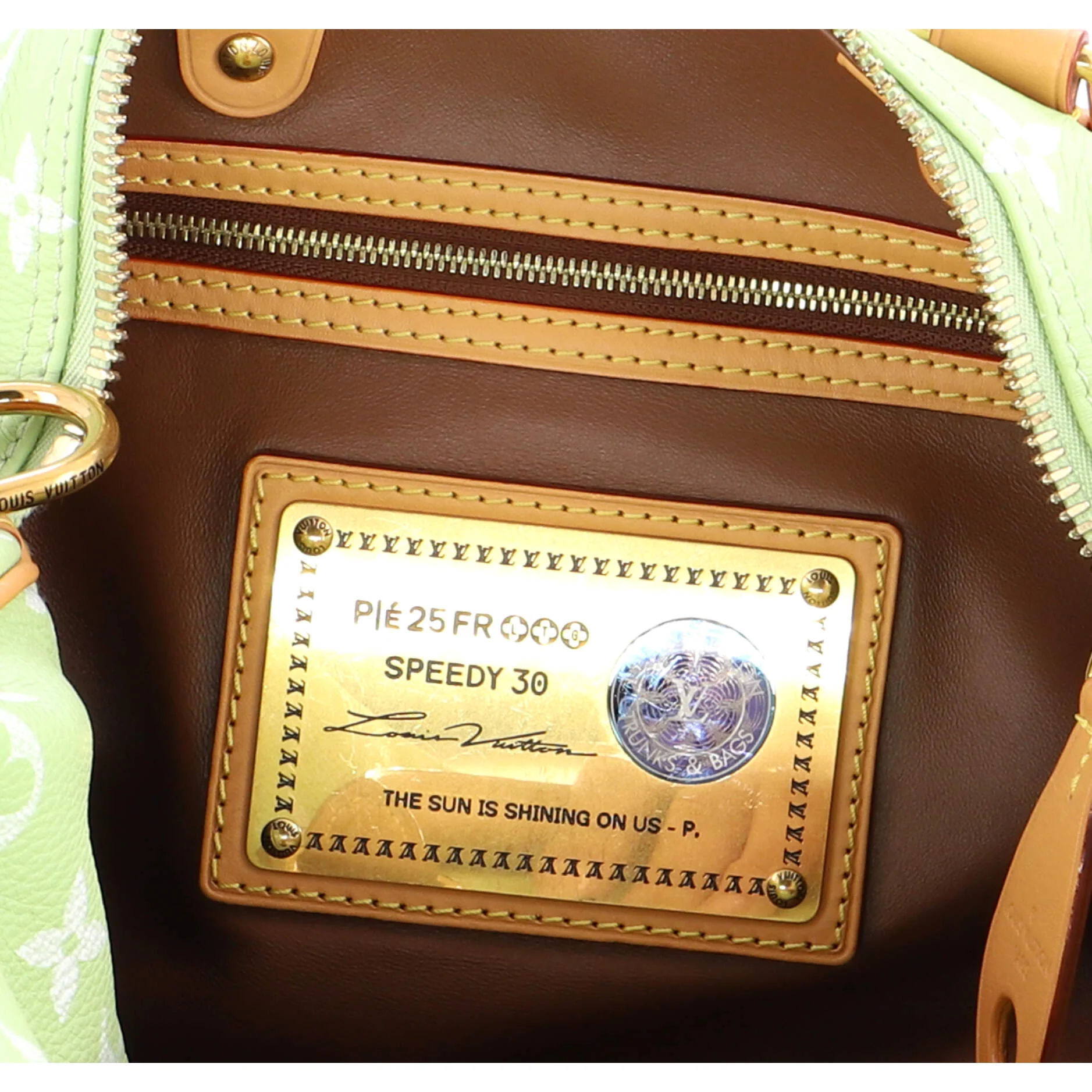 Speedy P9 Bandouliere Bag Monogram Leather 30 - Image 7