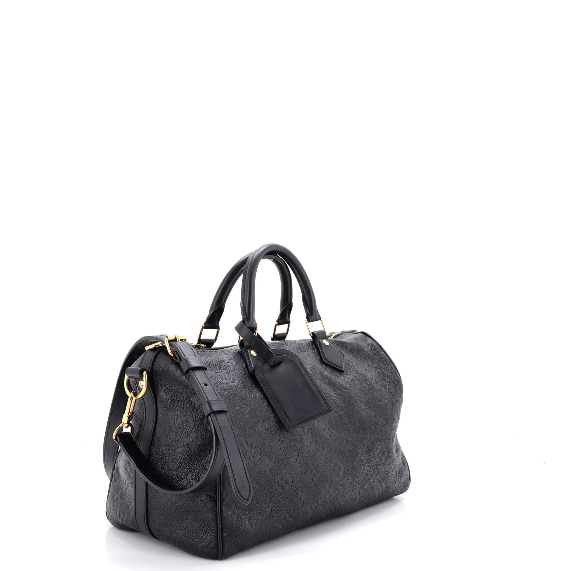 Speedy Soft Bandouliere Bag Monogram Empreinte Leather 30 - Image 2