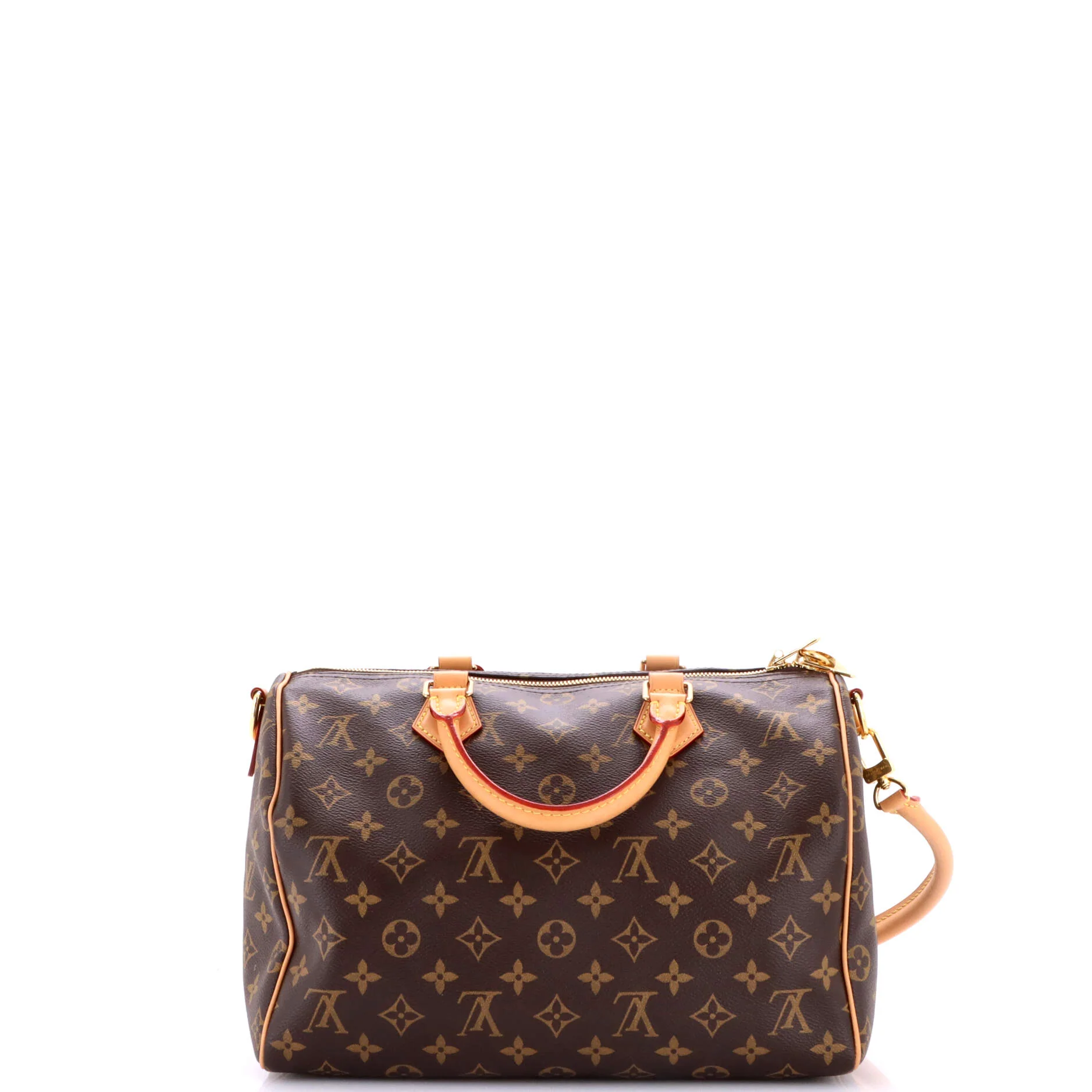 Speedy Soft Crafty Bandouliere Bag Monogram Canvas 30 - Image 3