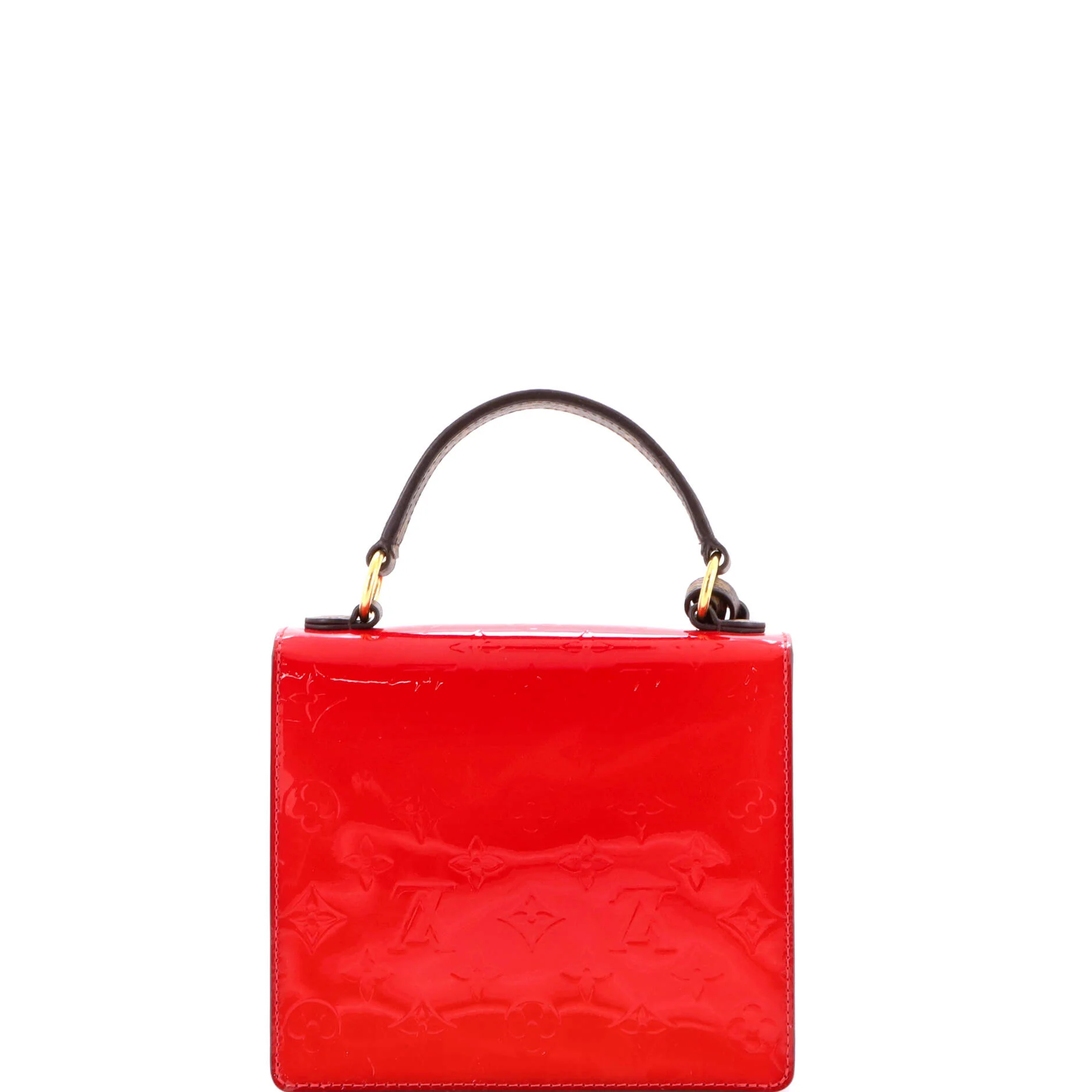 Spring Street NM Handbag Monogram Vernis with Monogram Canvas and Epi Leather - Image 3