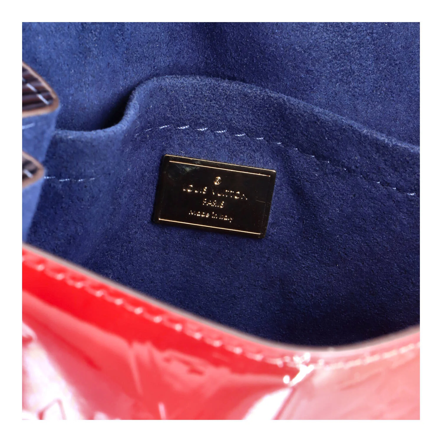 Spring Street NM Handbag Monogram Vernis with Monogram Canvas and Epi Leather - Image 8