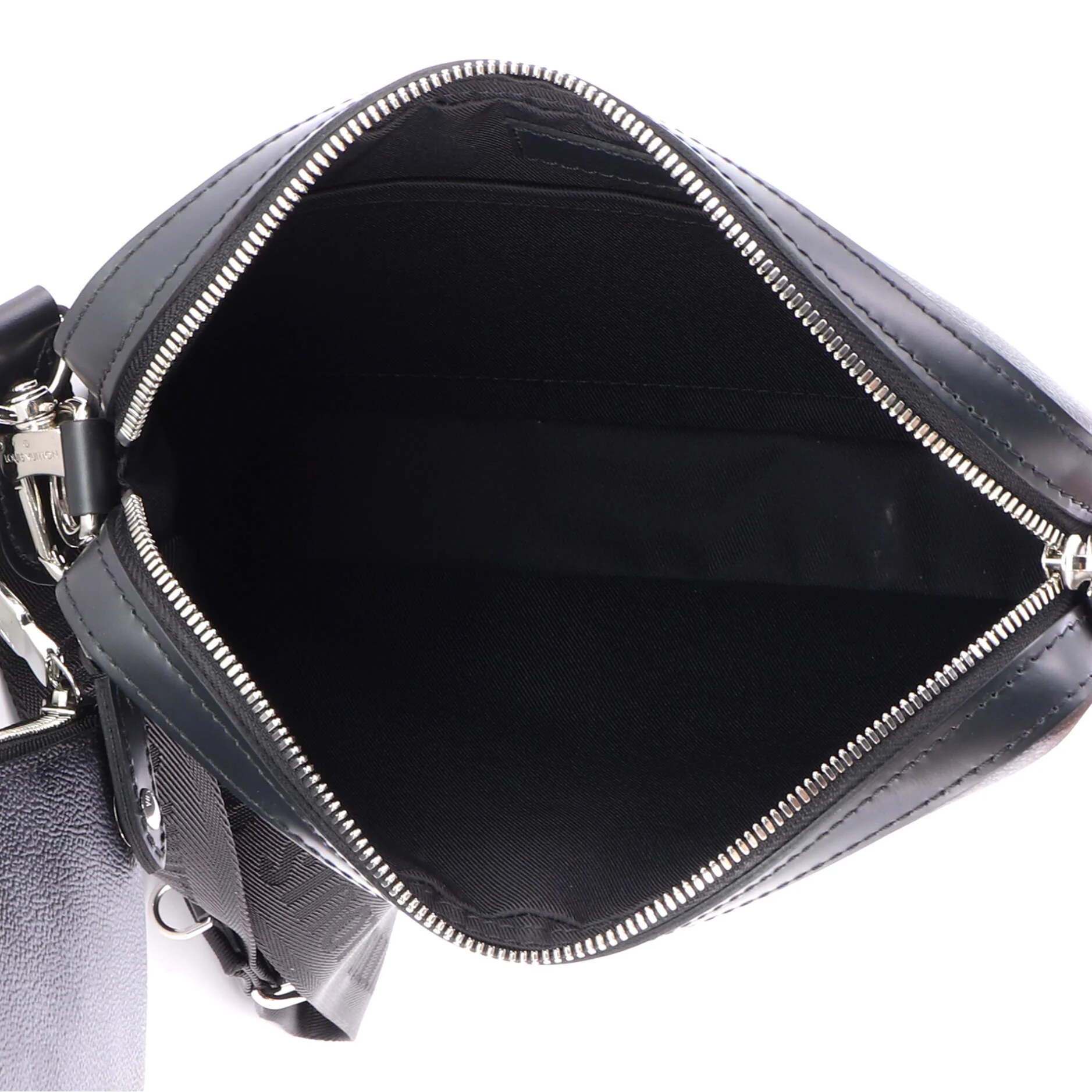 Trio Messenger Bag Limited Edition Wild Animals Damier Graphite - Image 6