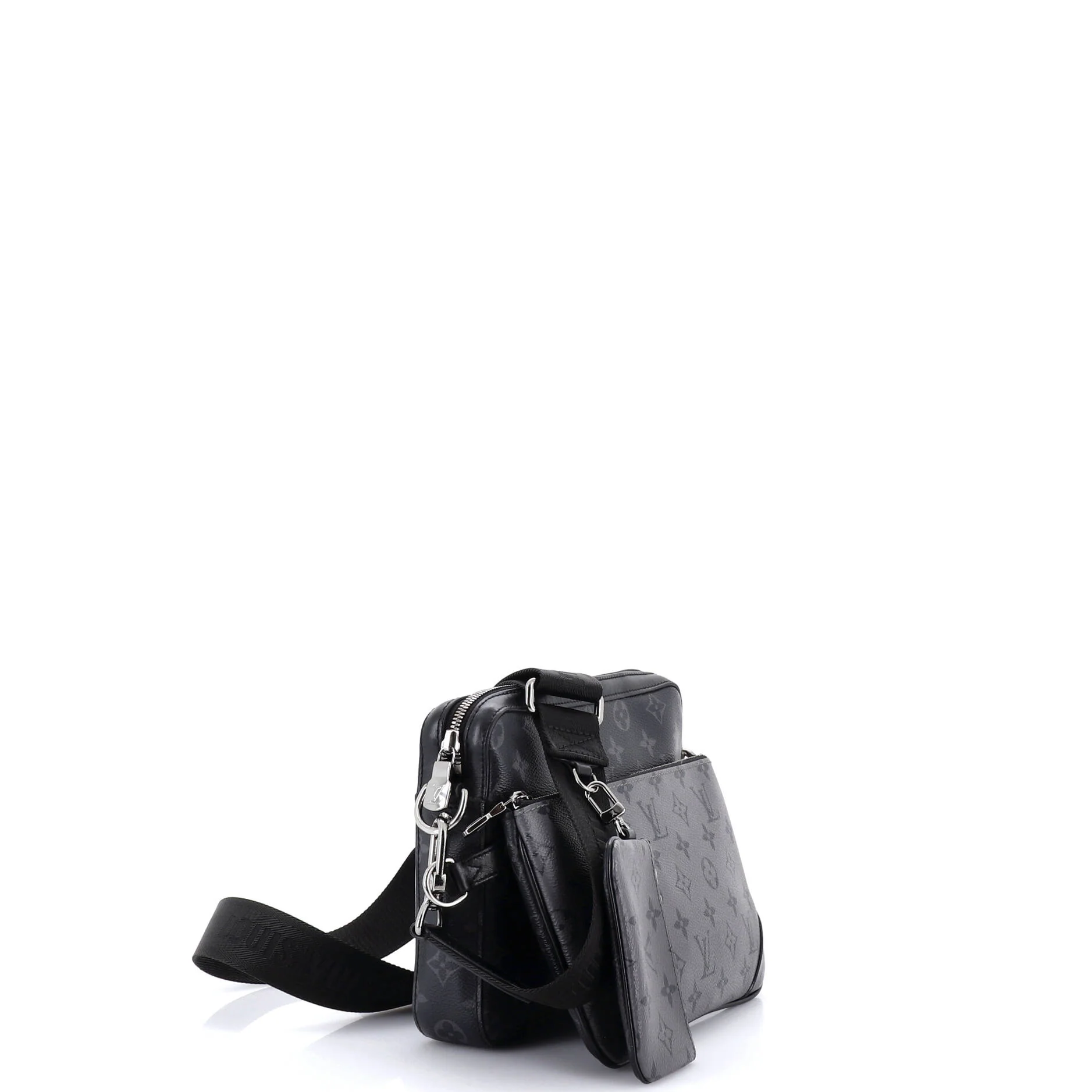Trio Messenger Bag Reverse Monogram Eclipse Canvas - Image 2