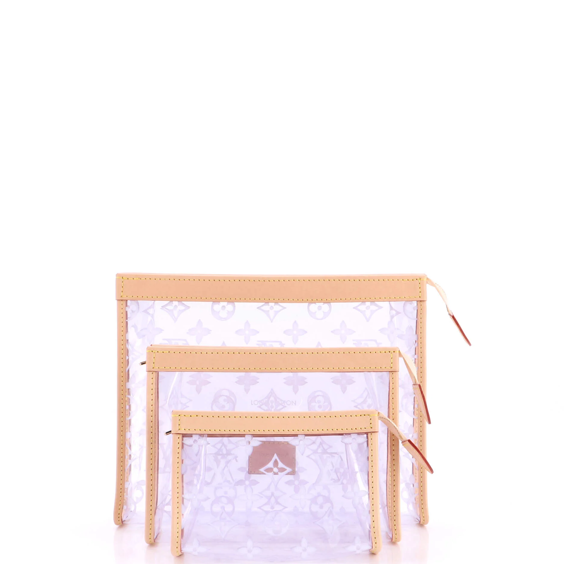 Trio Poche Toilette Set Monogram PVC - Image 2