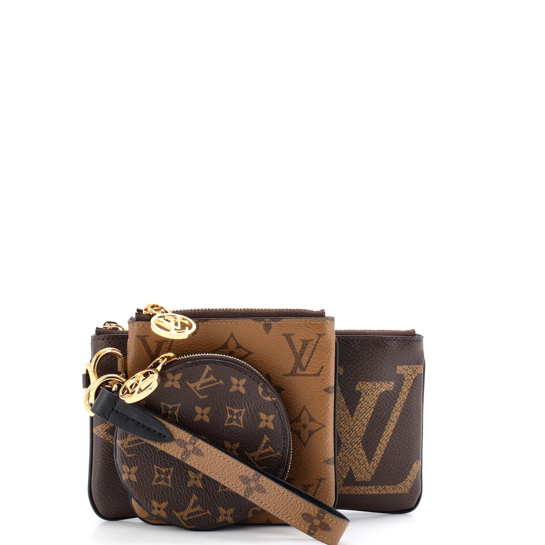 Trio Pouch Set Reverse Monogram Giant
