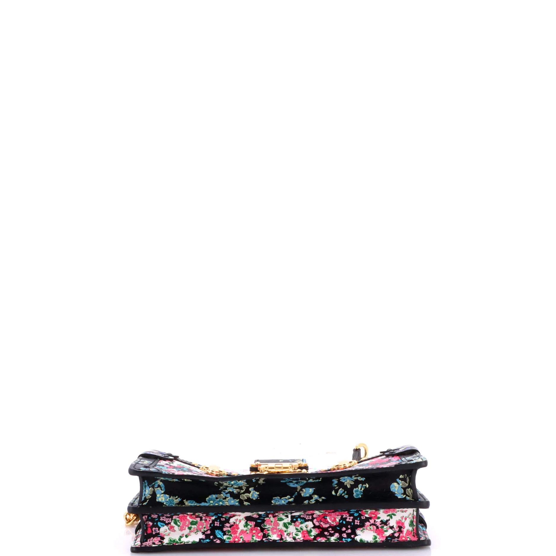 Trunk Clutch Floral Printed Leather - Image 4