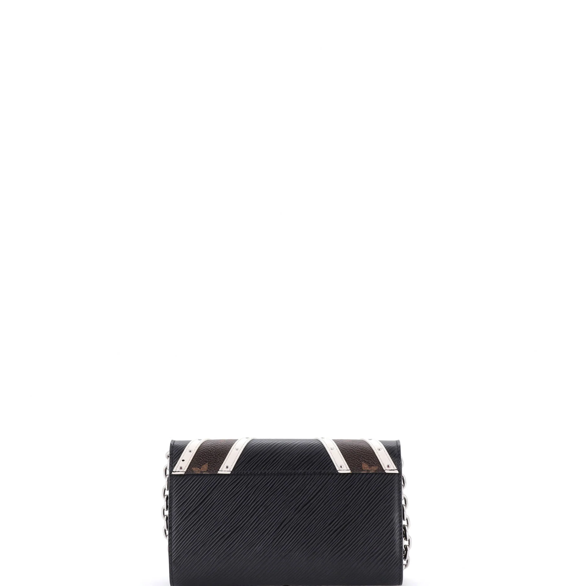 Twist Chain Wallet Epi Leather with Monogram Canvas and Studded Leather - Image 3