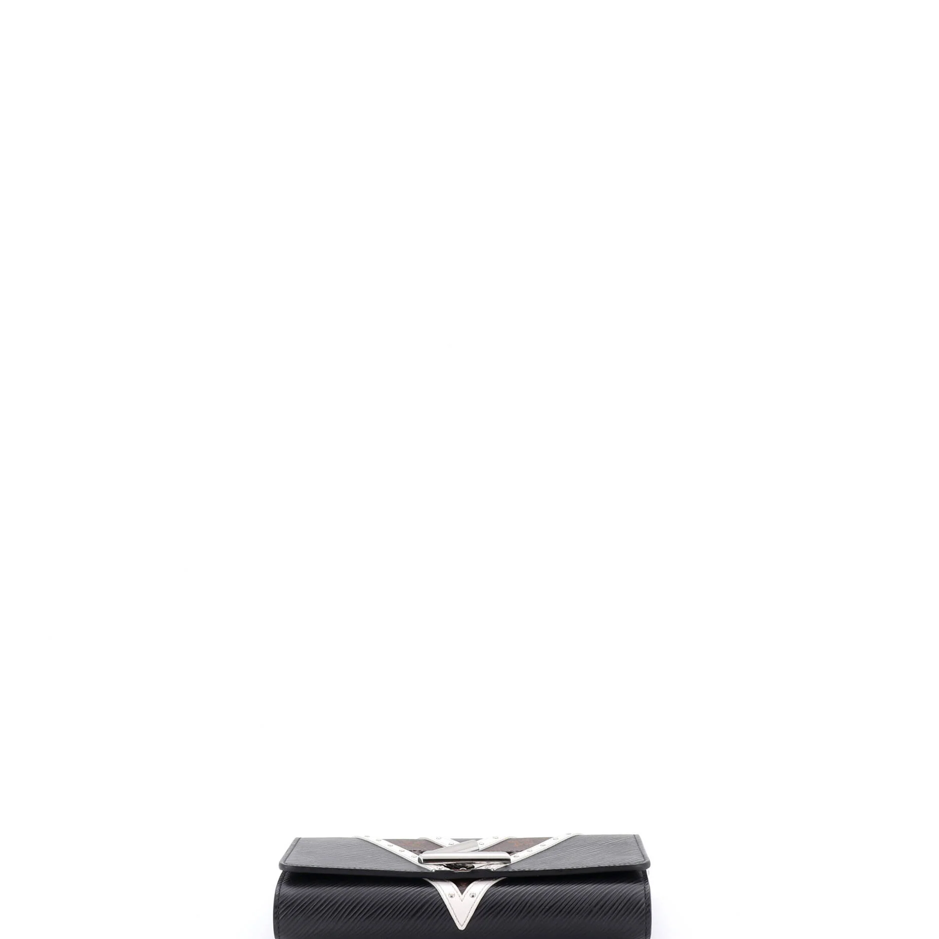 Twist Chain Wallet Epi Leather with Monogram Canvas and Studded Leather - Image 4