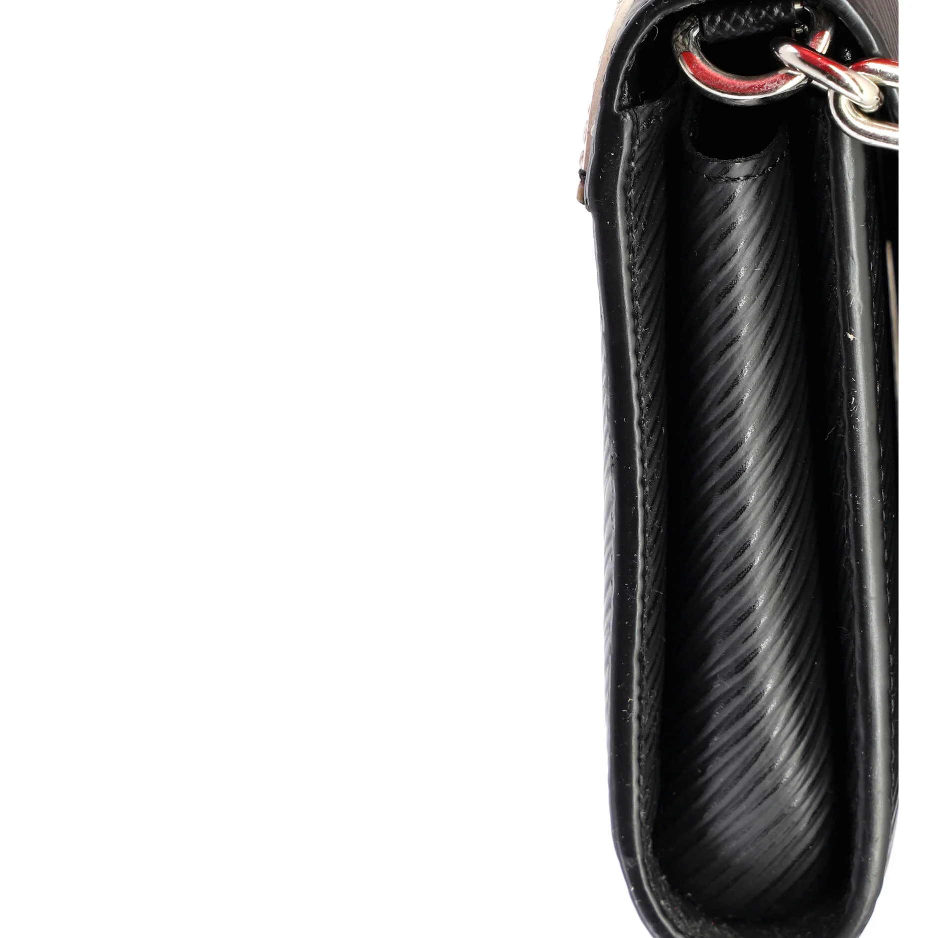 Twist Chain Wallet Epi Leather with Monogram Canvas and Studded Leather - Image 8