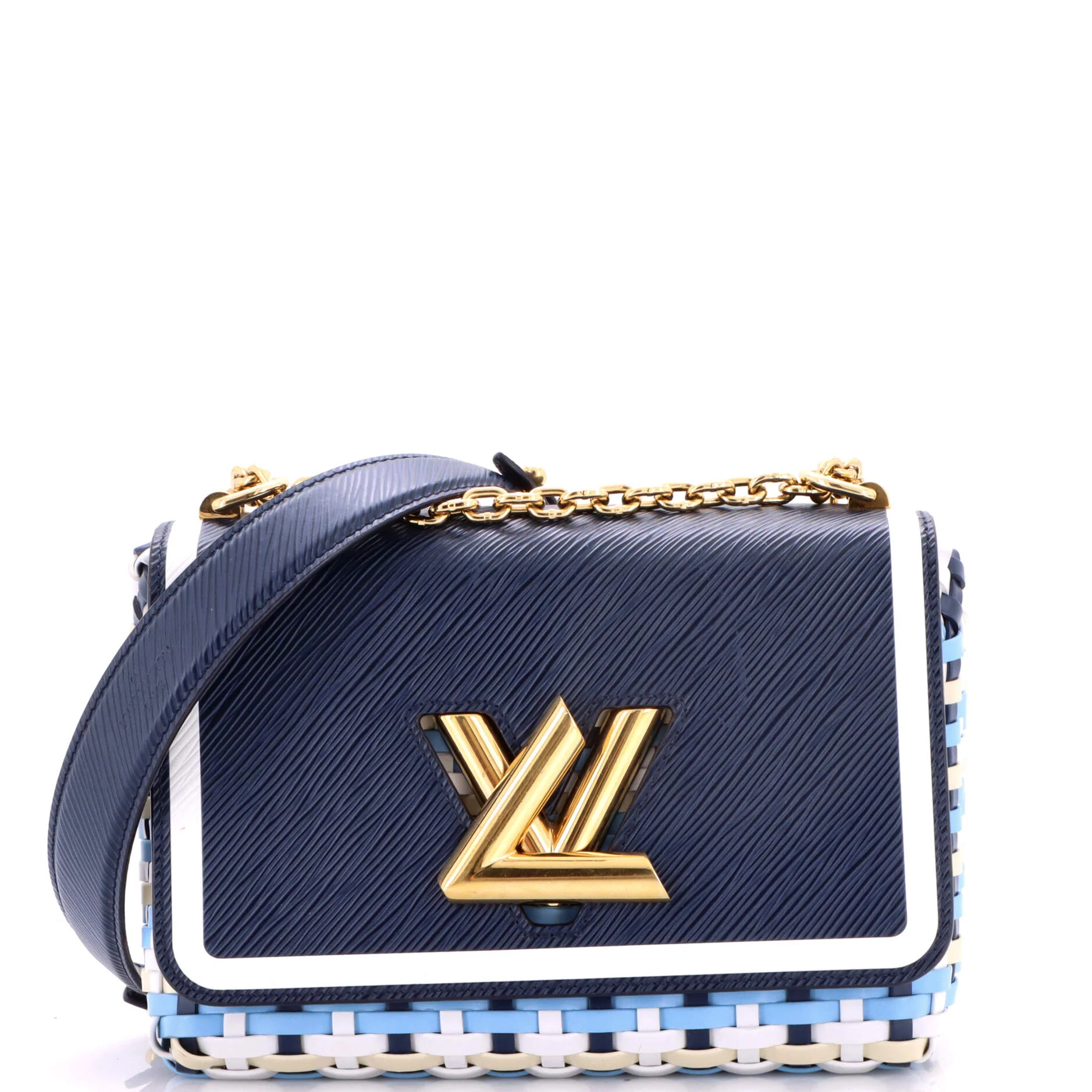Twist Guinguette Handbag Epi and Braided Leather MM