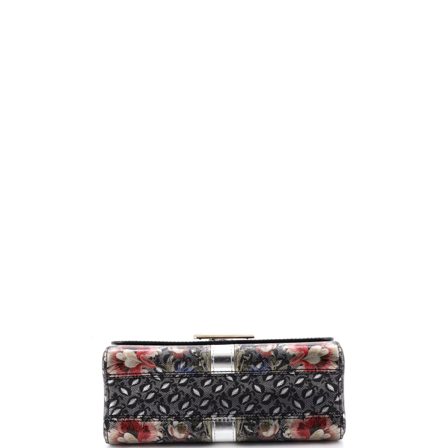 Twist Handbag Limited Edition Floral Print Epi Leather MM - Image 5