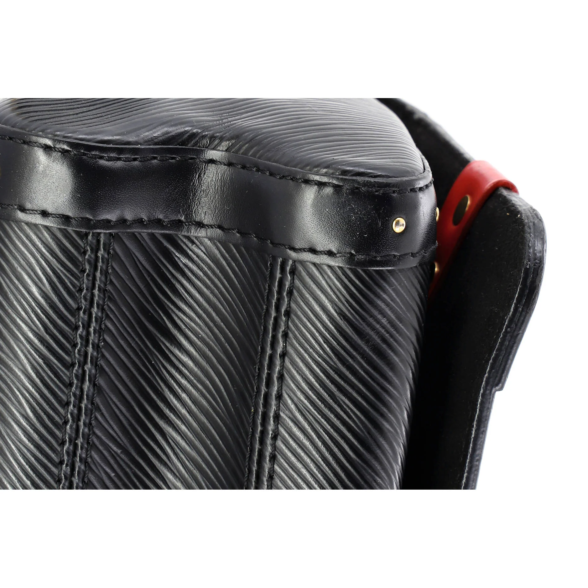 Twist Handbag Studded Epi Leather and Monogram Canvas MM - Image 8