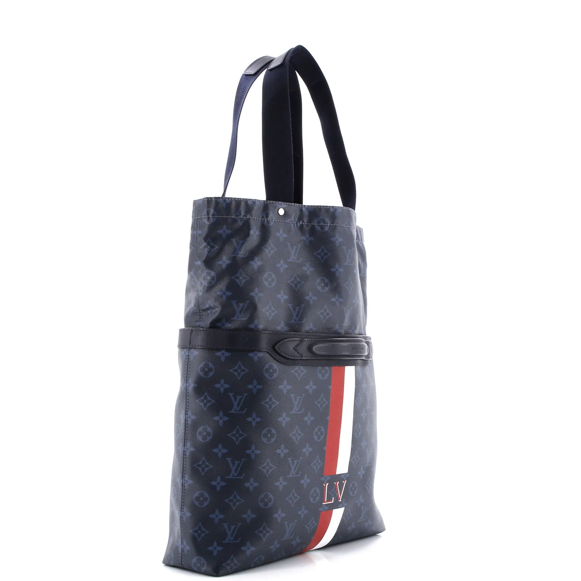 Ultralight Tote Monogram Cobalt Canvas - Image 2