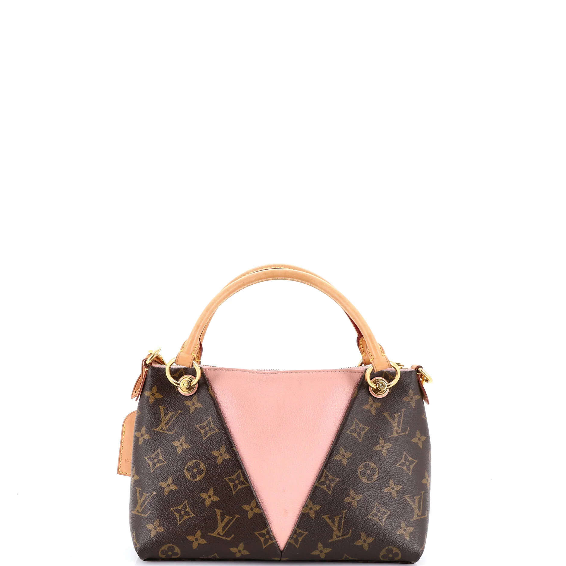 V Tote Monogram Canvas and Leather BB - Image 3