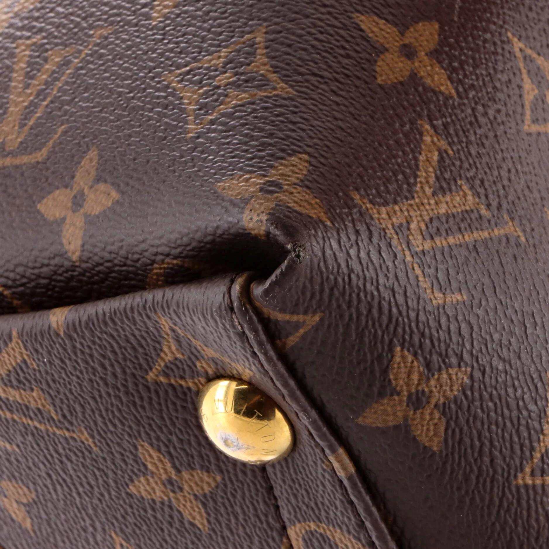 V Tote Monogram Canvas and Leather MM - Image 6
