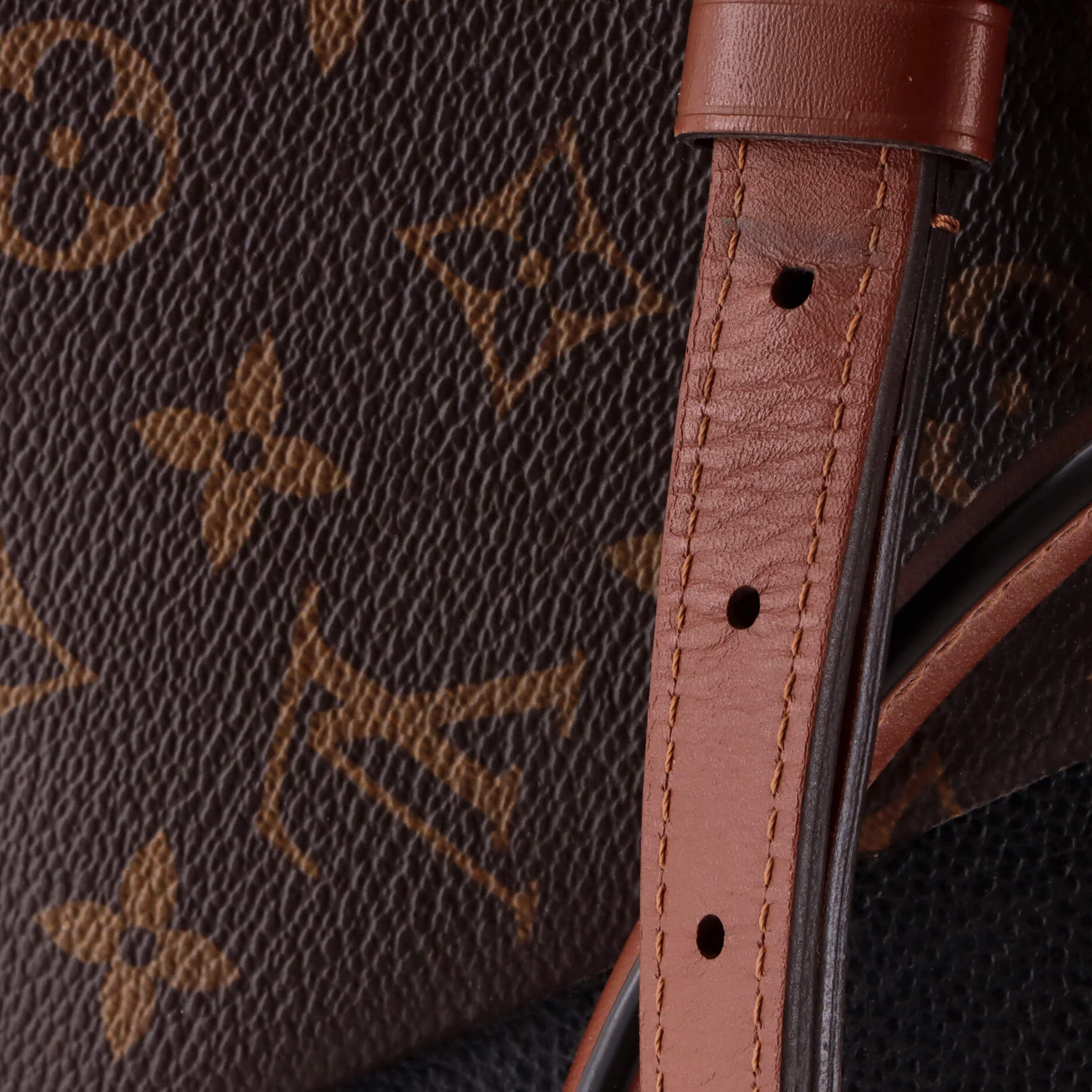 V Tote Monogram Canvas and Leather MM - Image 7