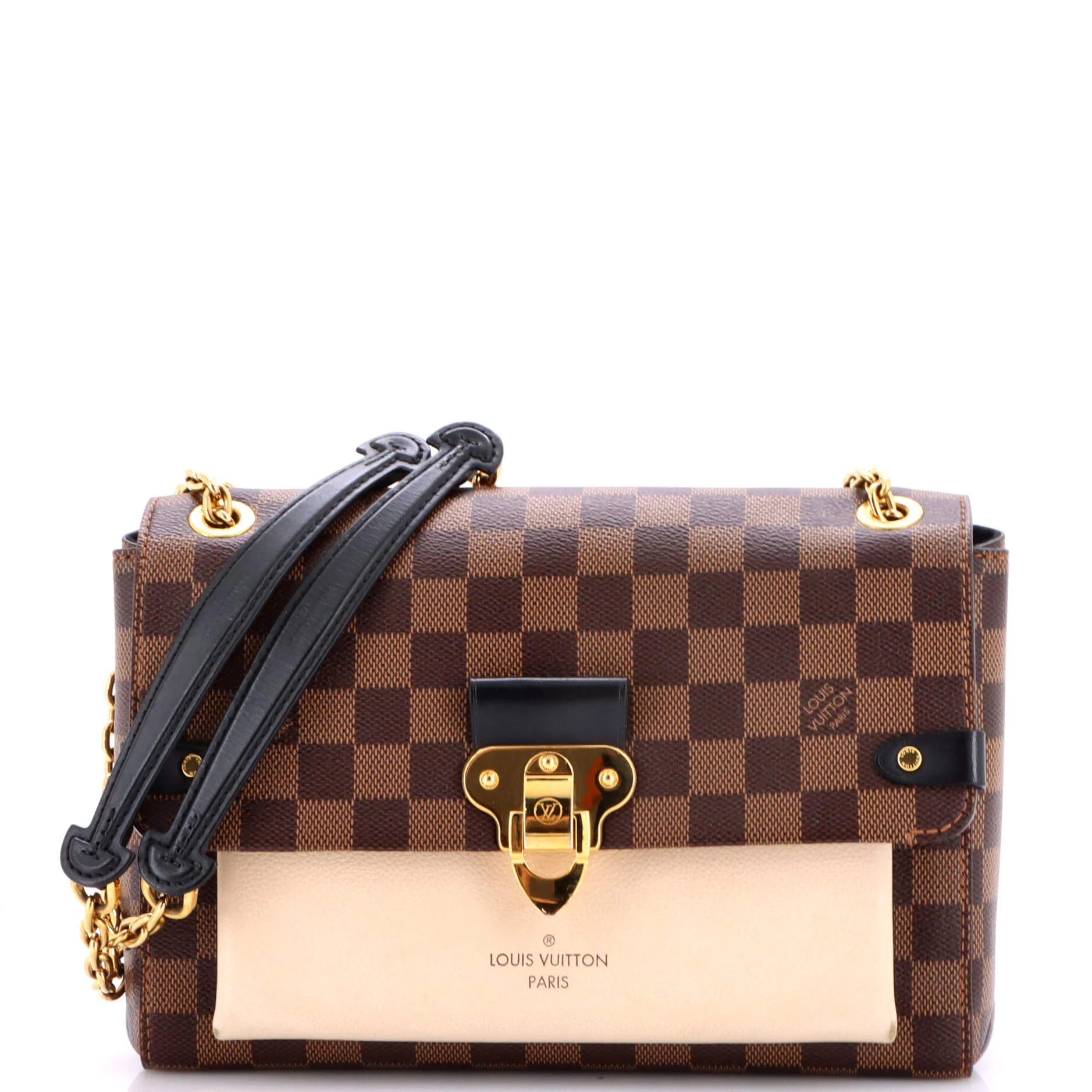 Vavin Handbag Damier with Leather PM