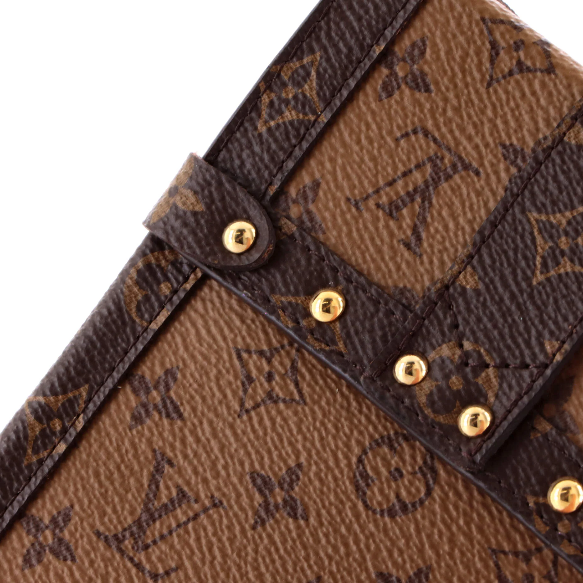 Vertical Trunk Pochette Reverse Monogram Canvas - Image 6