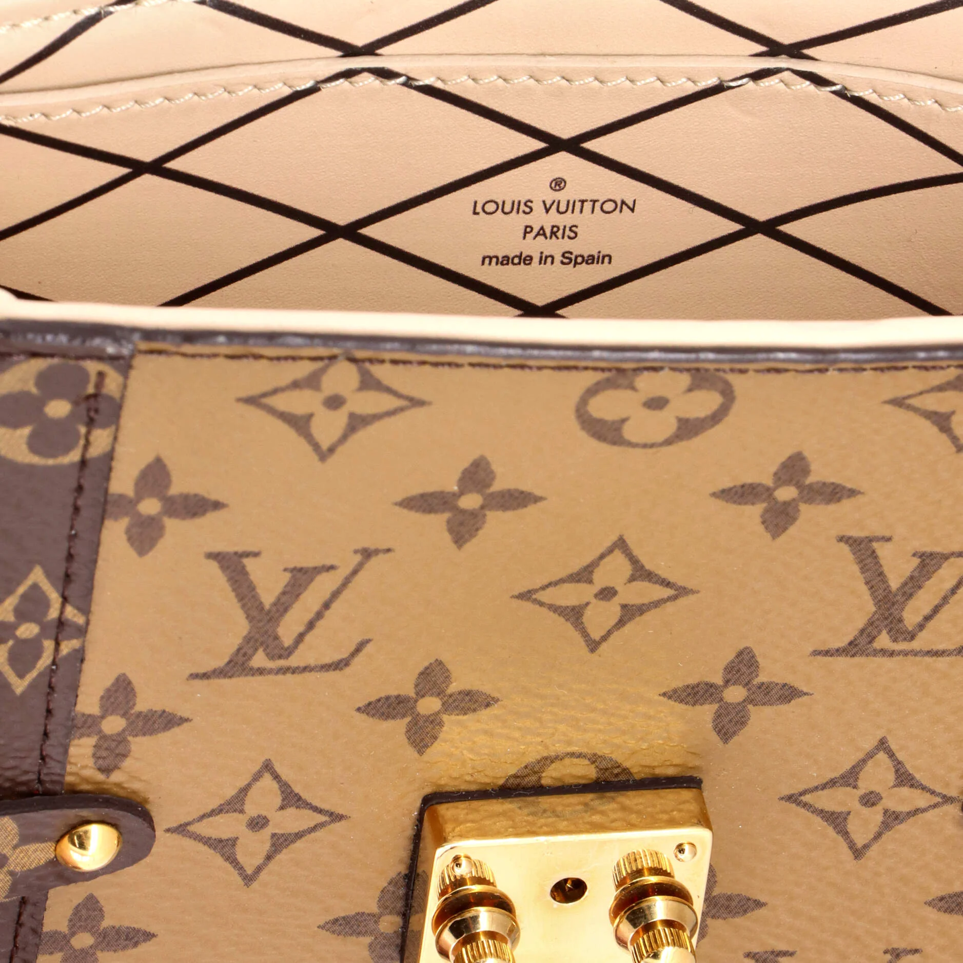 Vertical Trunk Pochette Reverse Monogram Canvas - Image 8