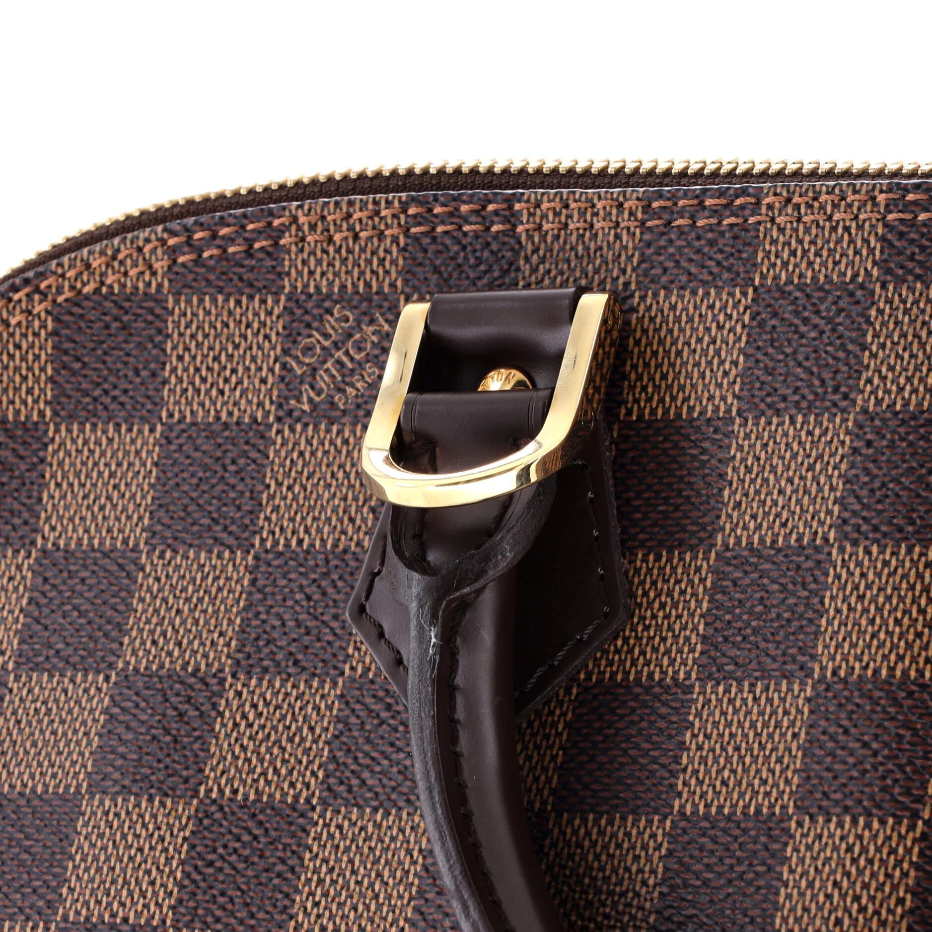 Vintage Alma Handbag Damier PM - Image 7
