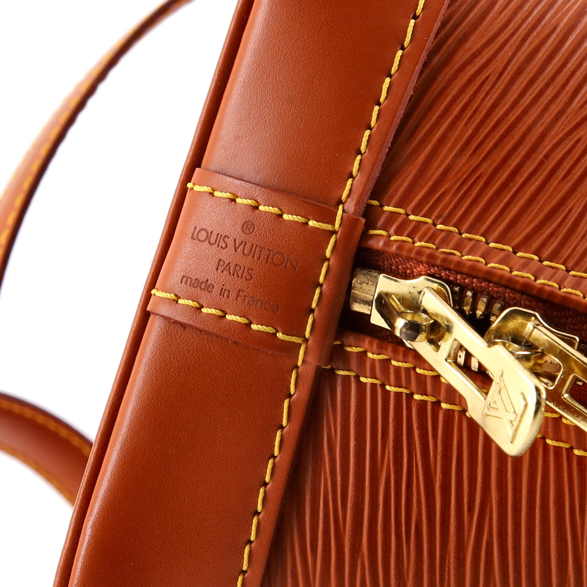 Vintage Alma Handbag Epi Leather PM - Image 6