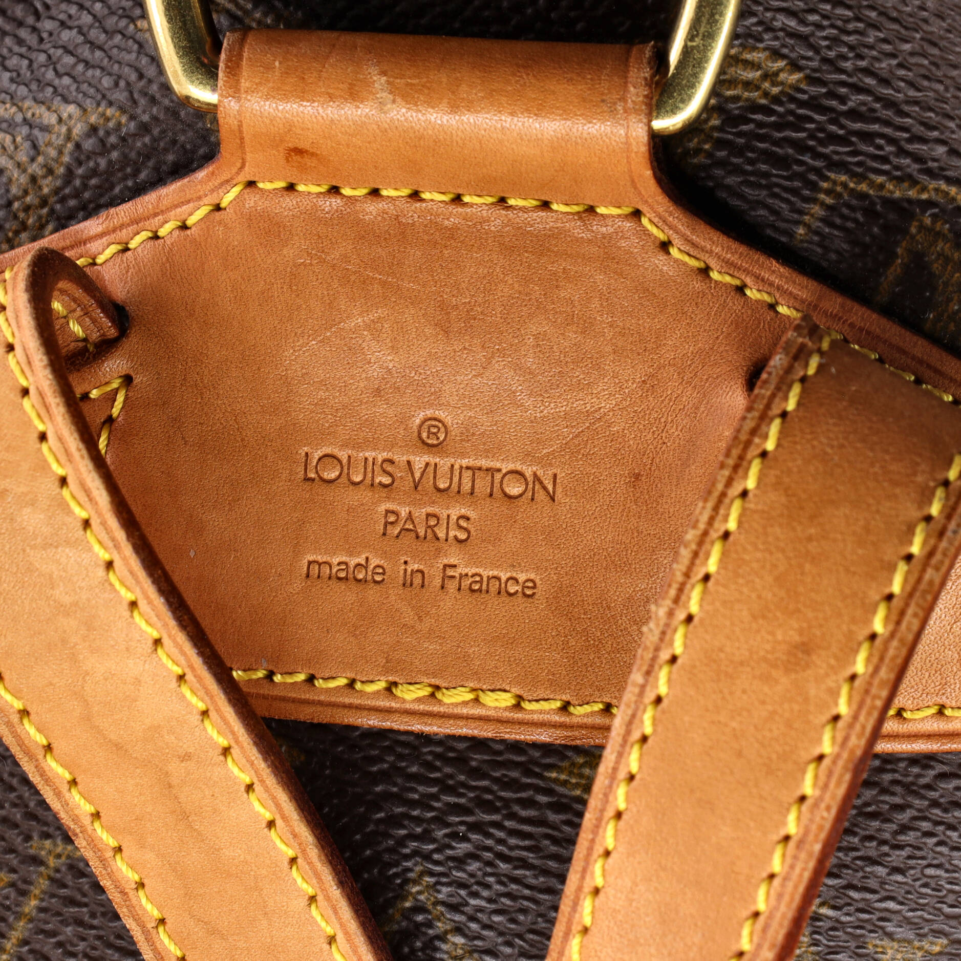 Vintage Montsouris Backpack Monogram Canvas MM - Image 7