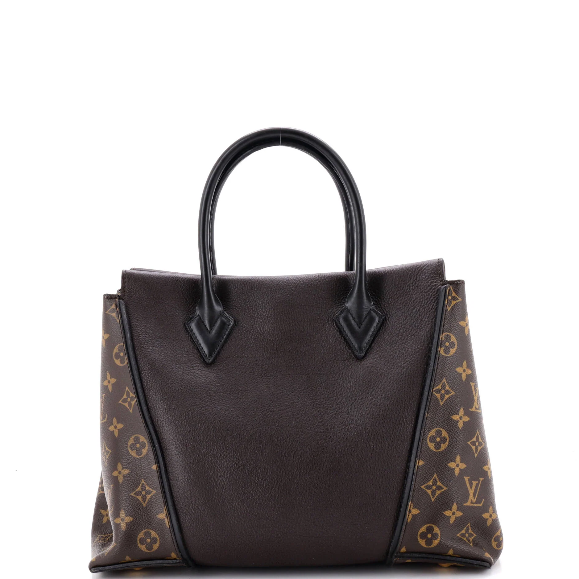 W Tote Monogram Canvas and Leather PM
