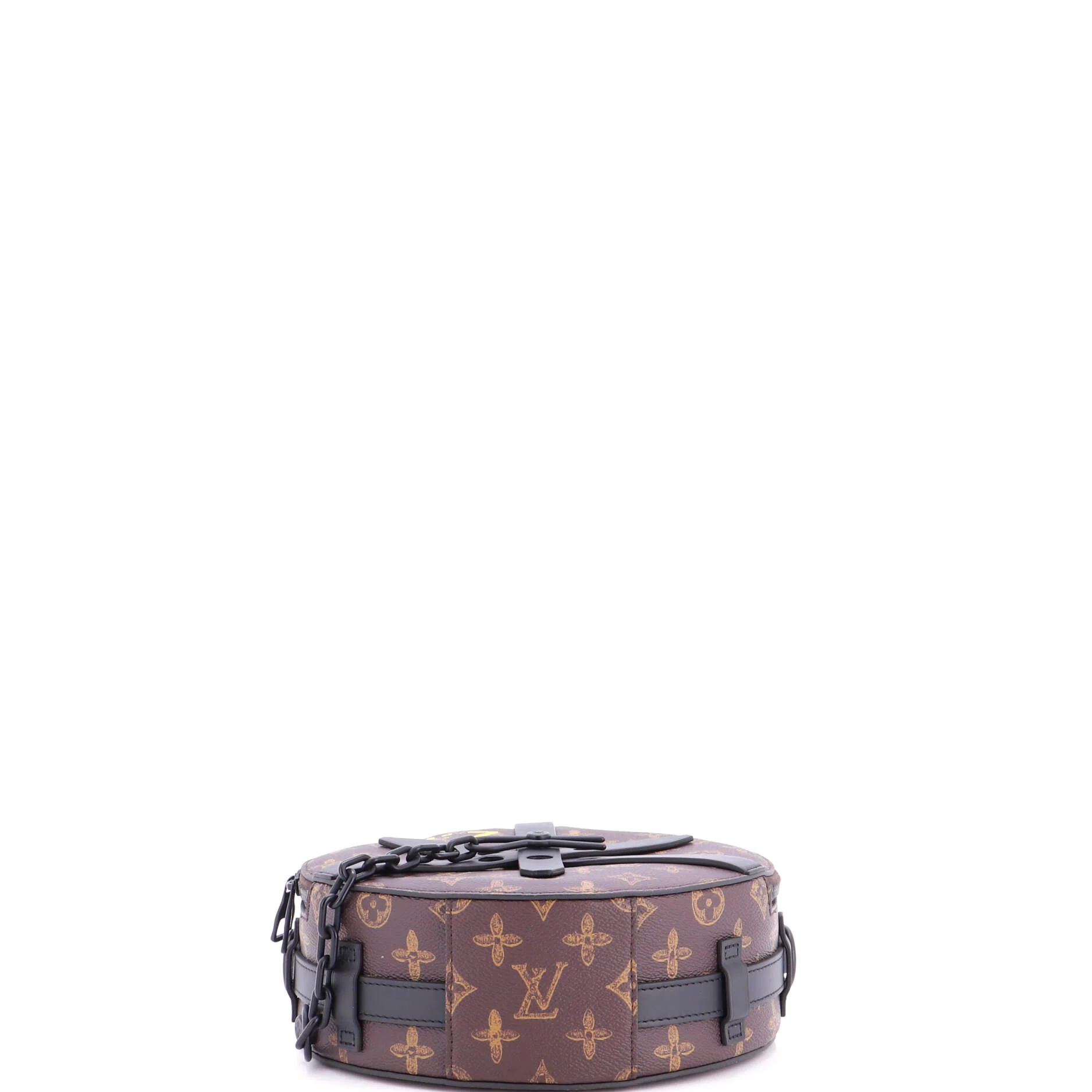 Wheel Box Bag No.7 Trunk L'Oeil Vintage Monogram Canvas - Image 4