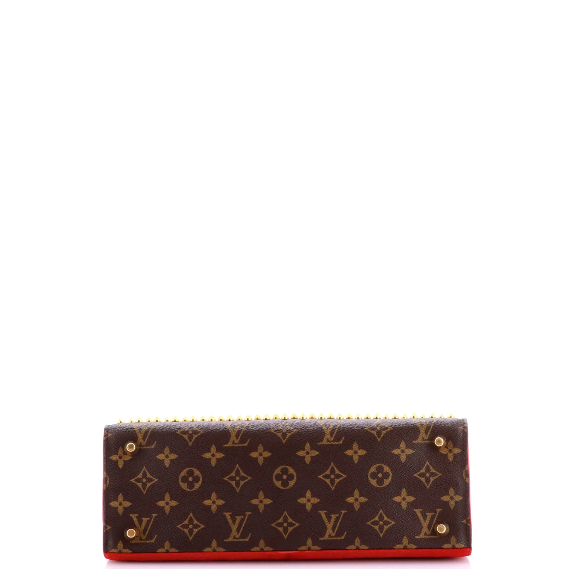 x Christian Louboutin Shopping Bag Calf Hair and Monogram Canvas - Image 4