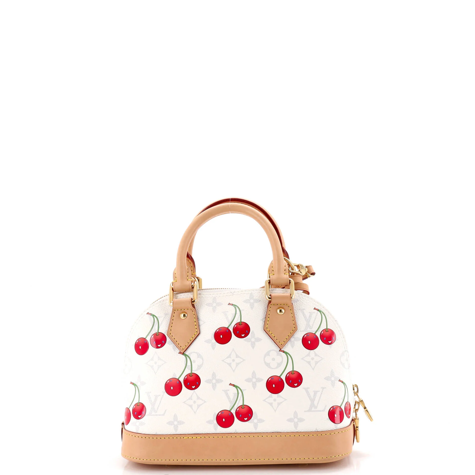 x Takashi Murakami Alma Handbag Limited Edition Monogram Cerises BB - Image 3